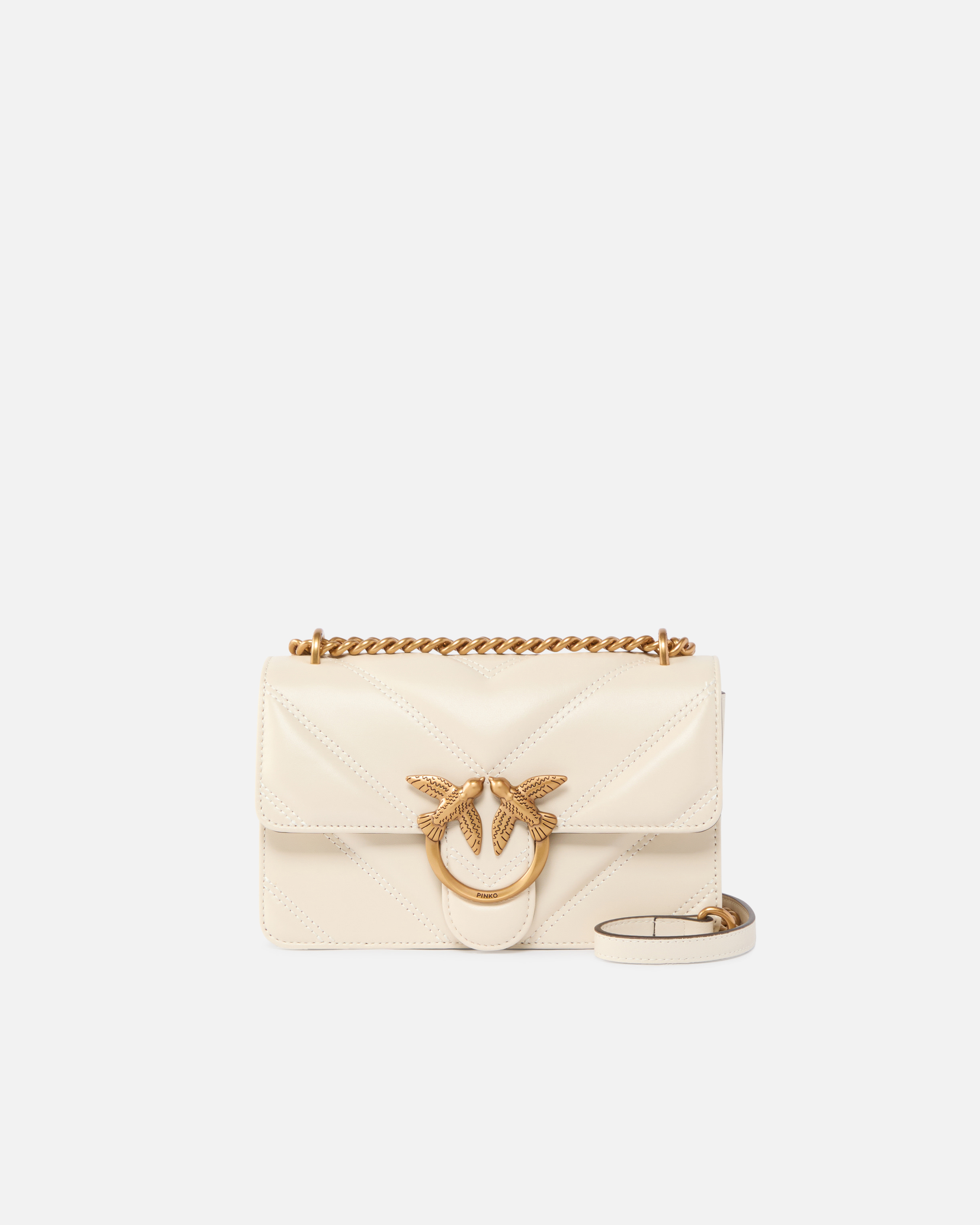 Pinko Love Bag One Small Handbag In Leather In Multi