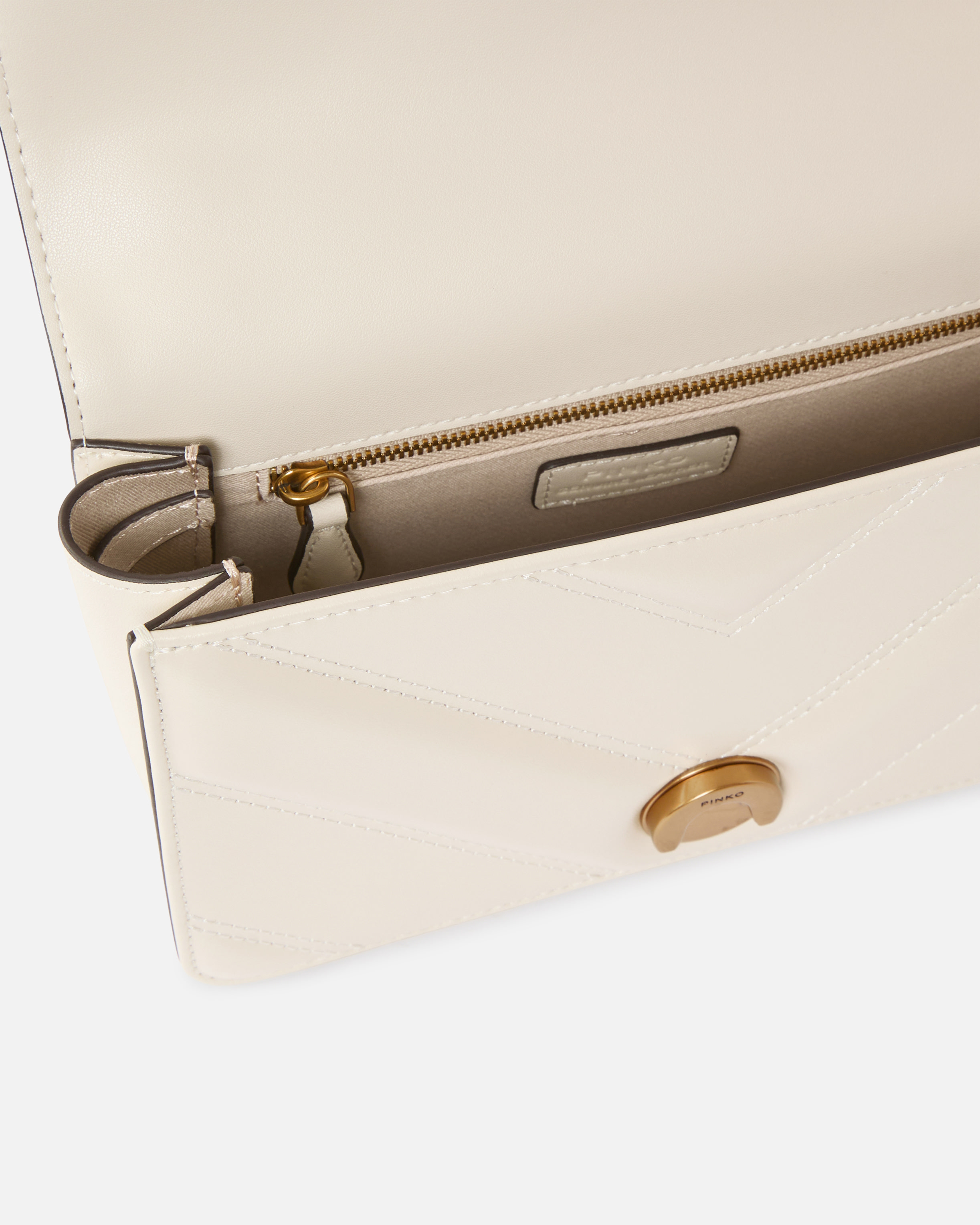 Pinko Love Bag One Small Handbag In Leather In Multi