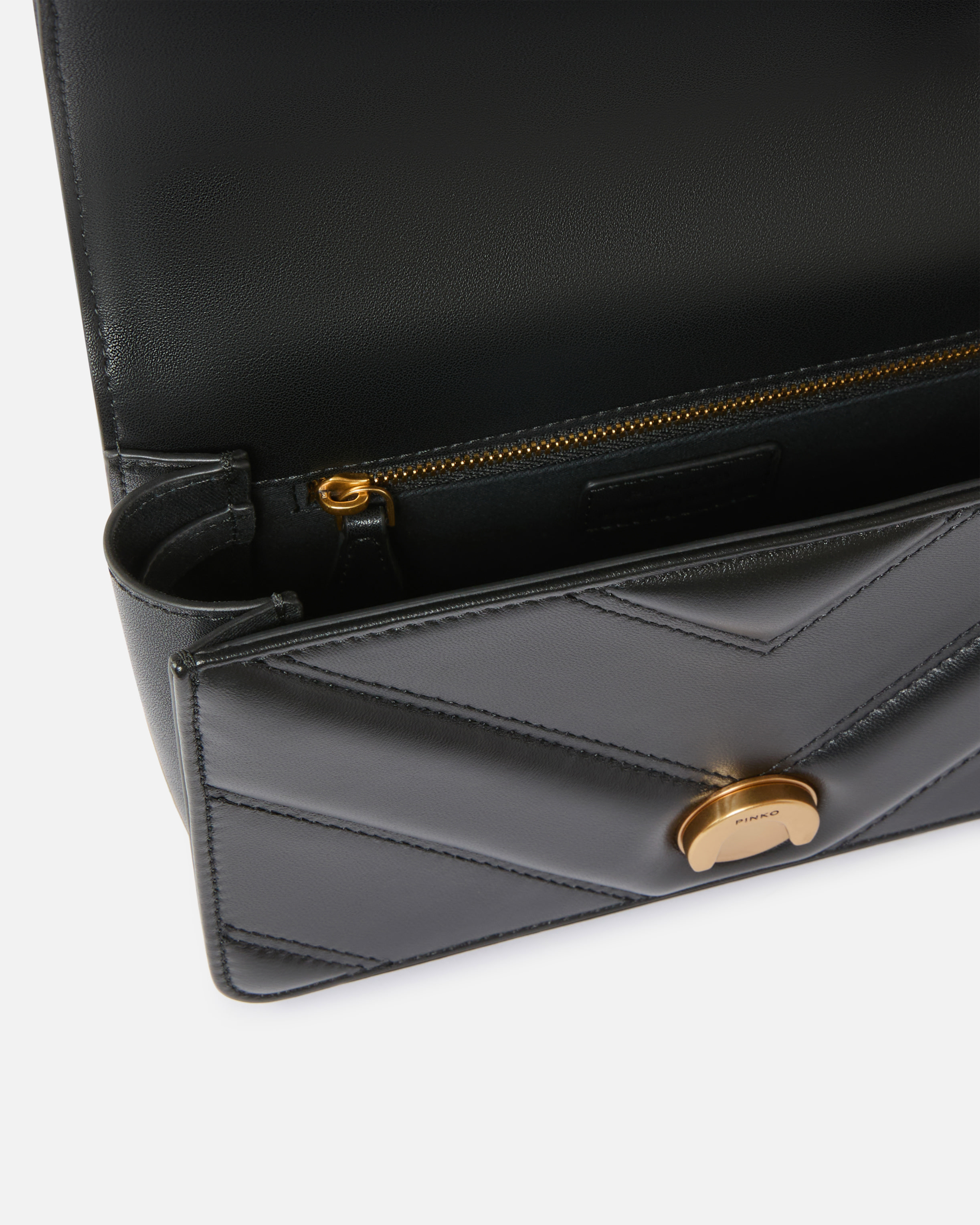 Pinko Love Bag One Small Handbag In Leather In Multi