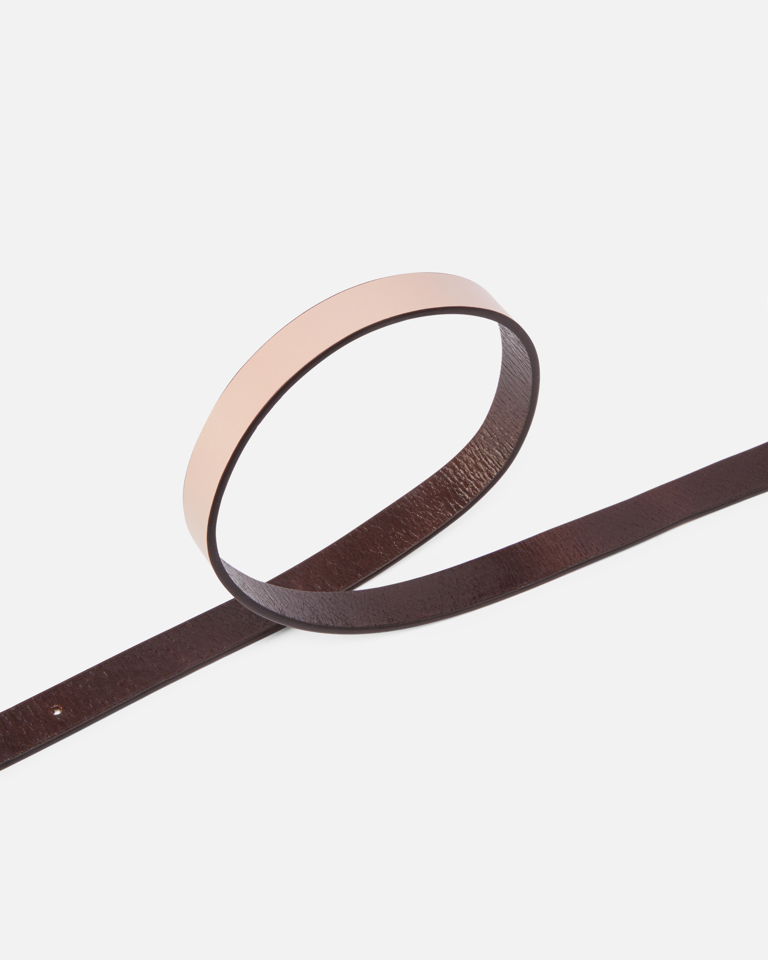 Pinko Love Birds Belt In Brown/pink-antique Gold