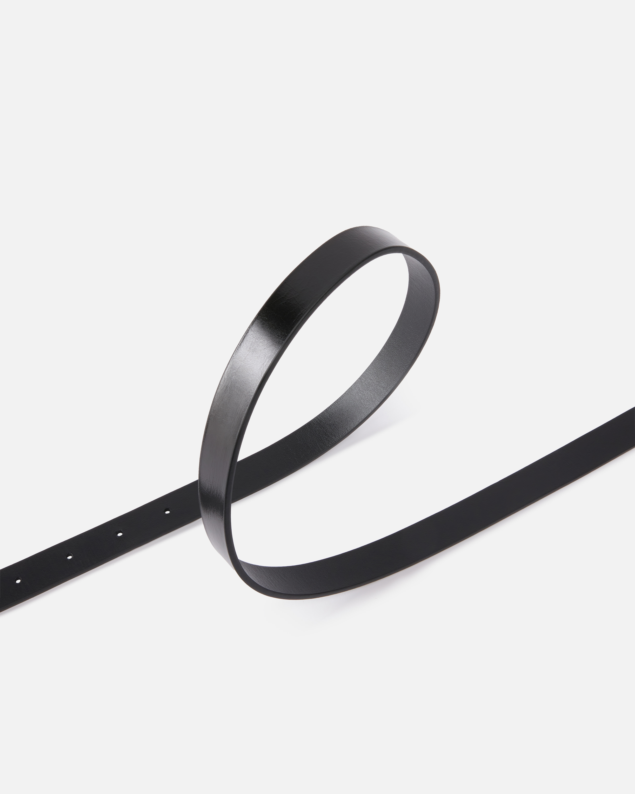 Pinko Reversible Thin Leather Belt In Black-antique Gold