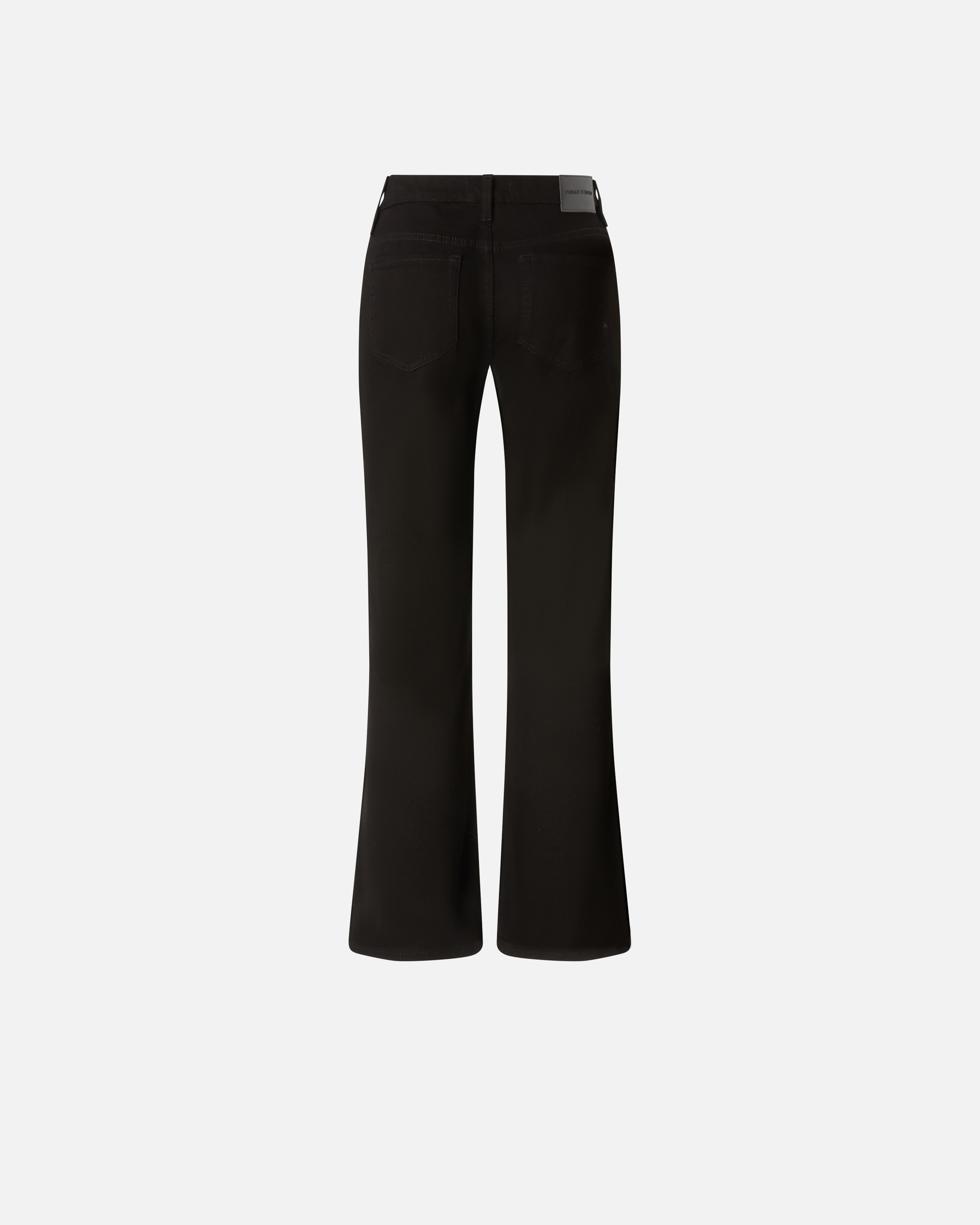 パンツ PINKO Women Straight Pants 105139 A2L8Z99 Black PINKO ZANNONEZ99 Elegant Black Polyester Trousers for Women