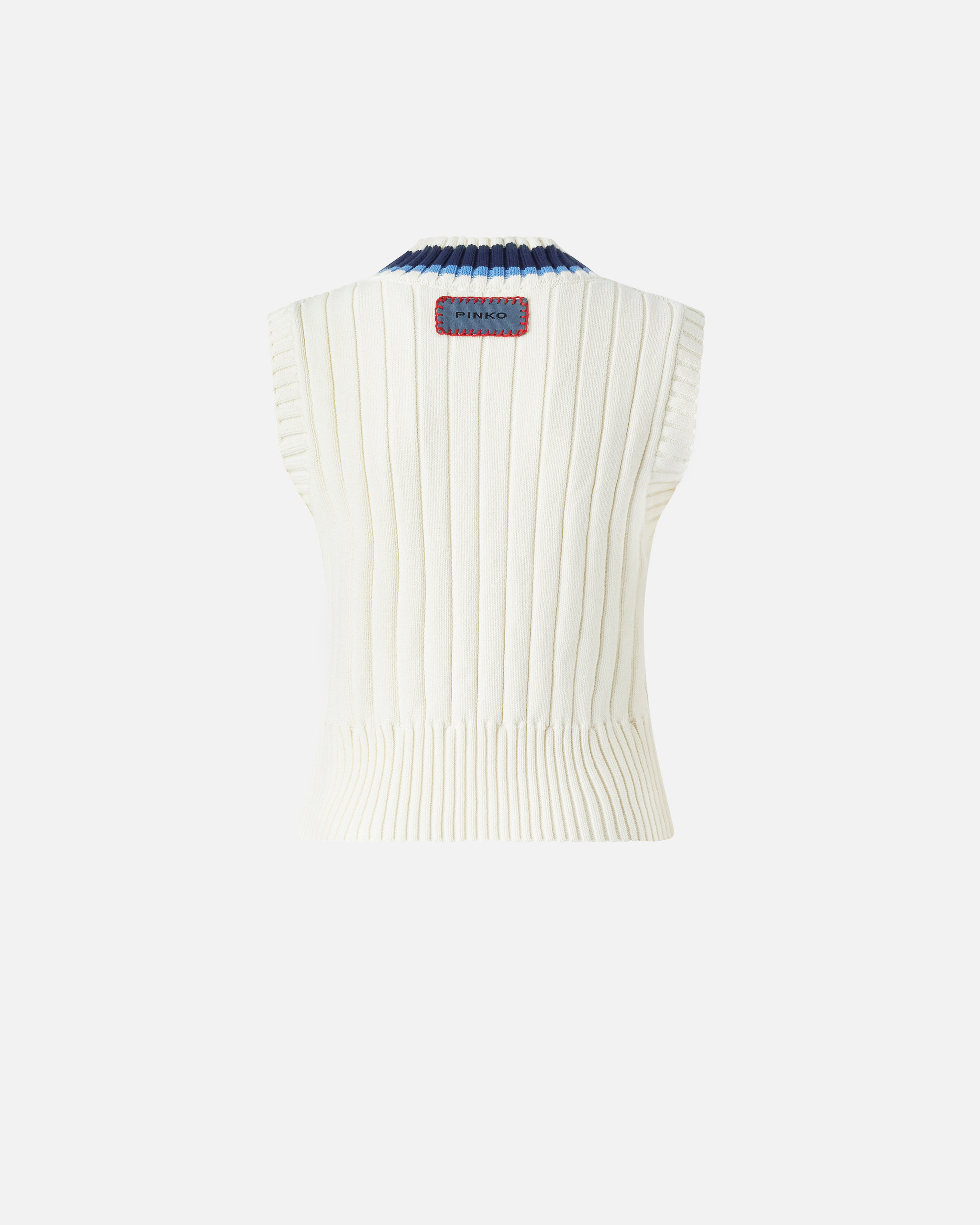 TRICOTE | CABLE VEST (white) |   トップス ベスト トリコテ TRICOTE | CABLE VEST (white) | 送料無料 トップス ベスト トリコテ