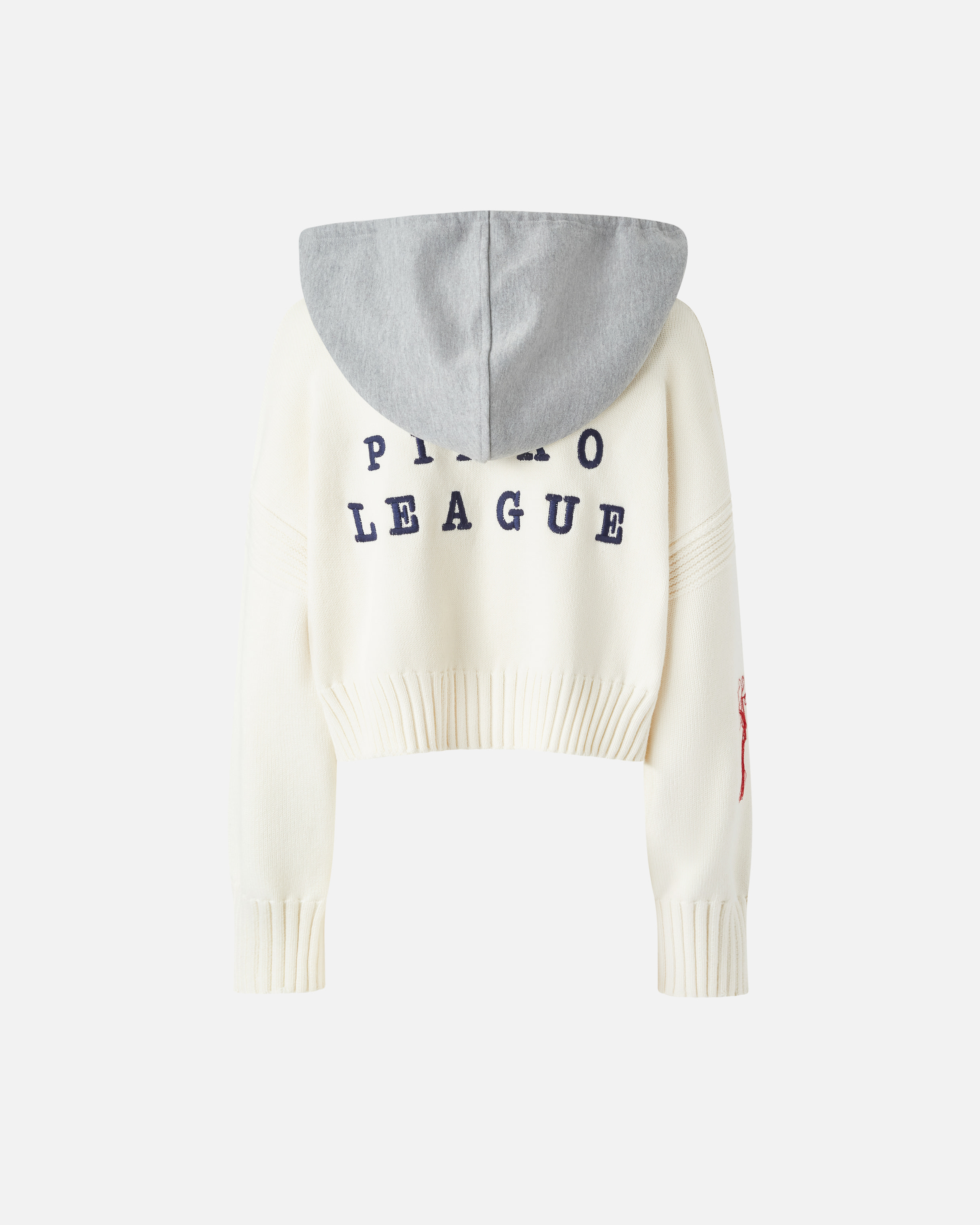 Varsity-style fleece hoodie PINKO → Shop Online