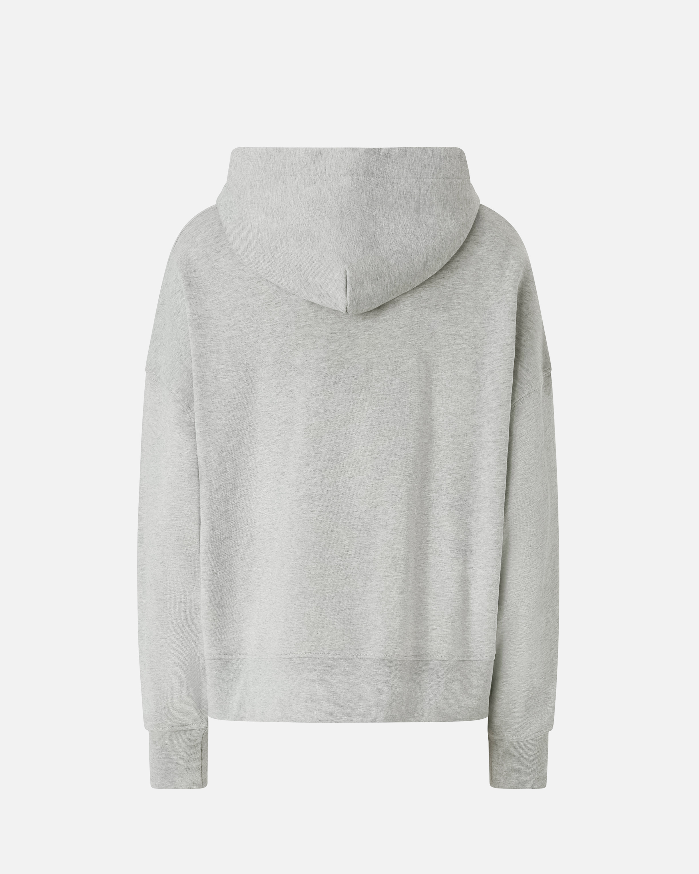 Pinko Hoodie With Logo Embroidery In Drizzle Grey