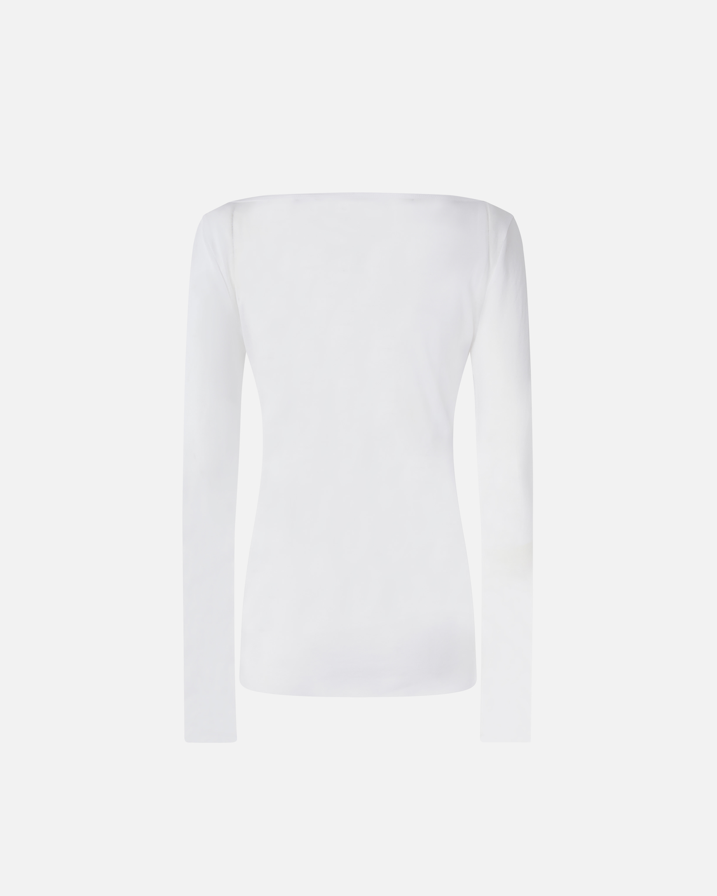 Pinko Lightweight Long-sleeved Sweater In Gauze Jersey In Bianco Brill.