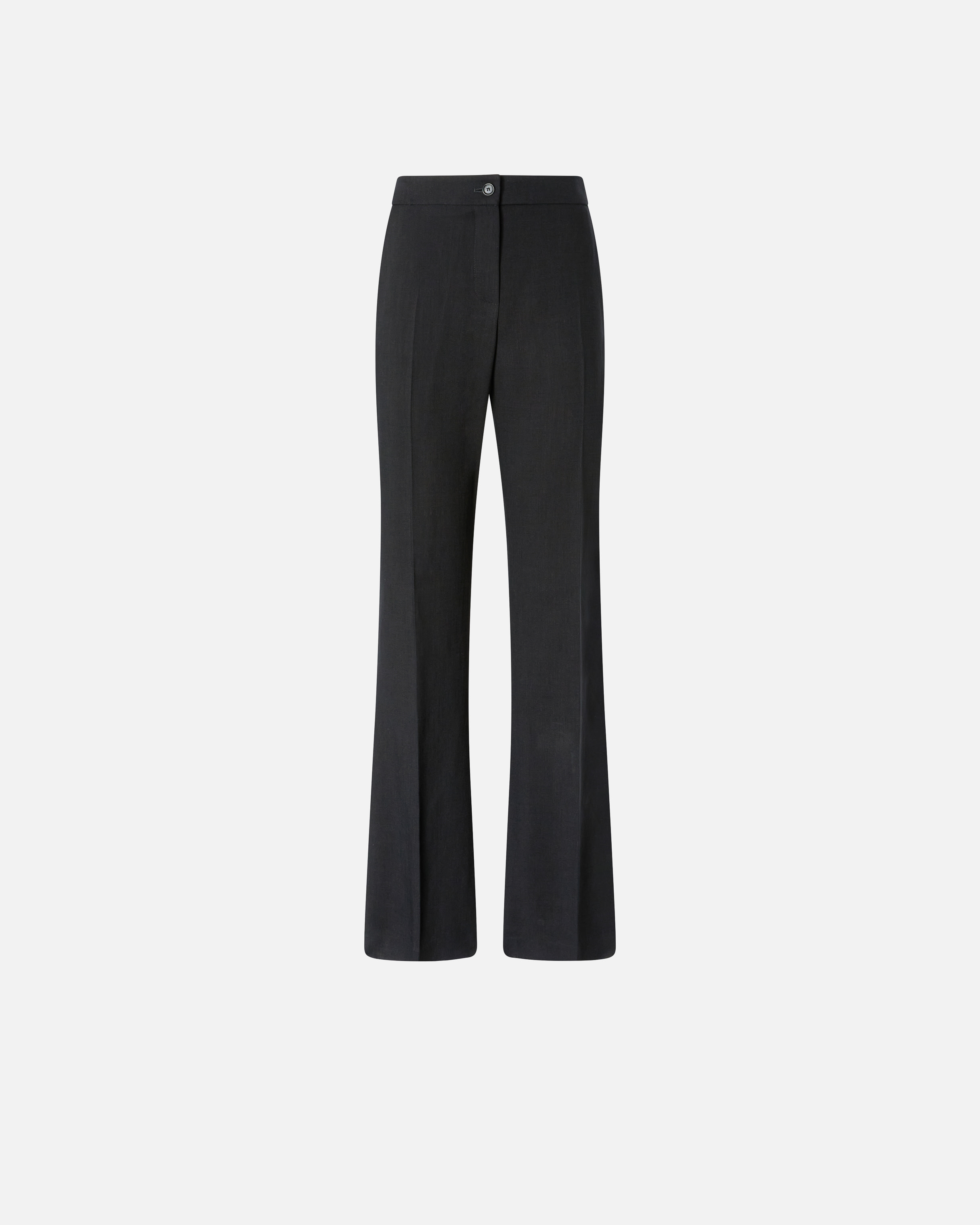 Pinko Flared Suit Trousers In Nero Limousine