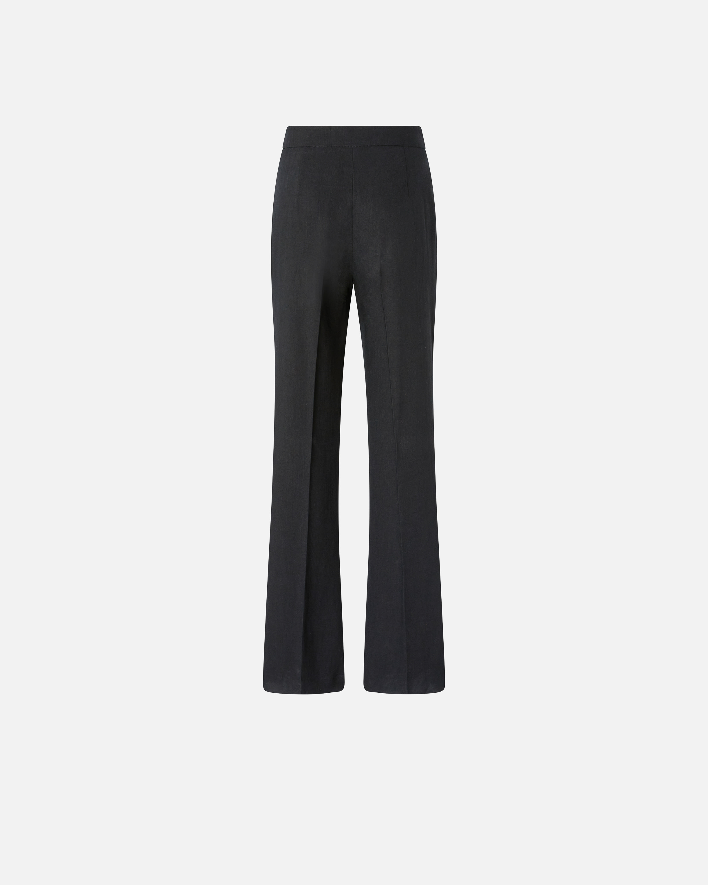 Pinko Flared Suit Trousers In Nero Limousine