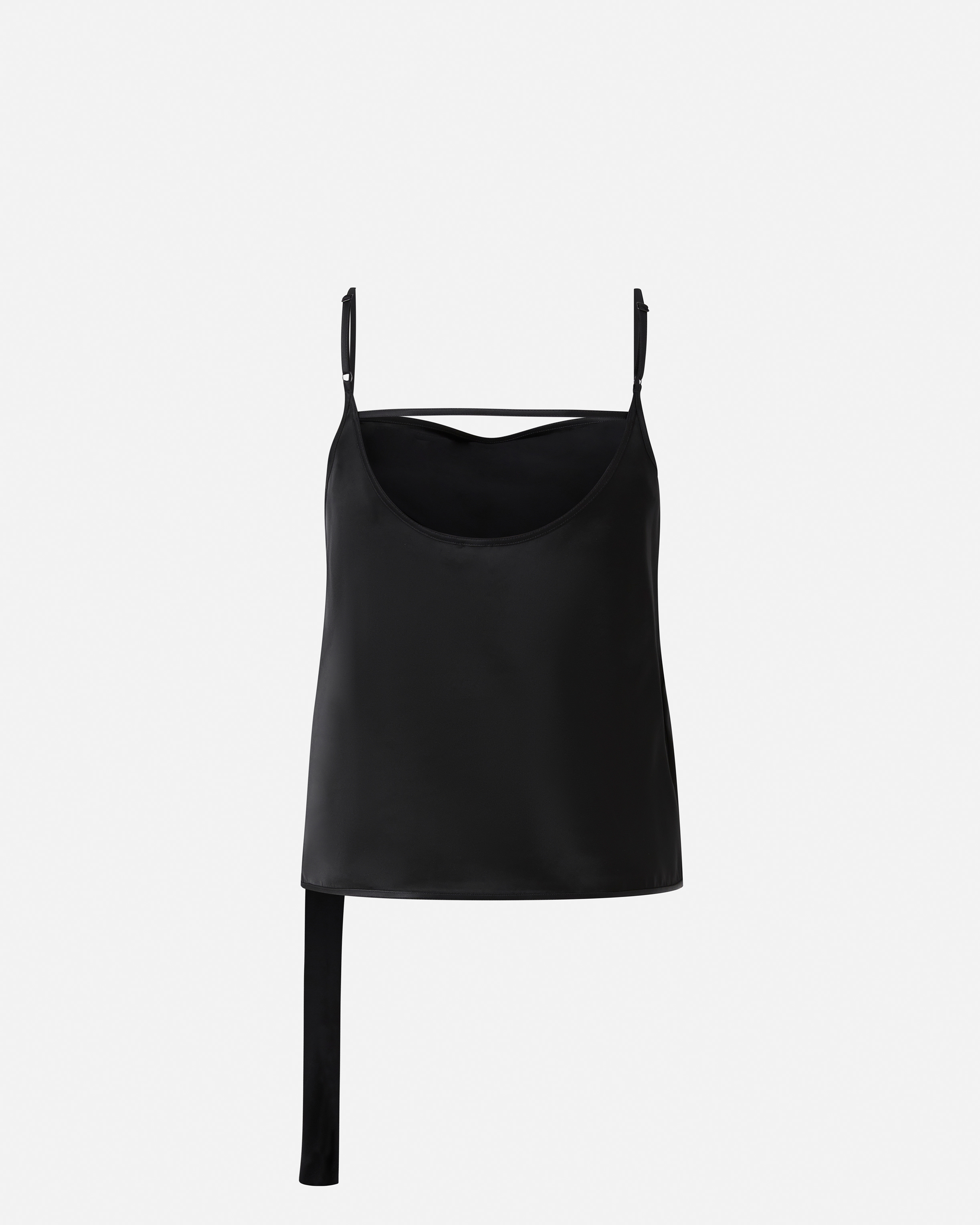 Pinko Satin Vest Top With Light Draping