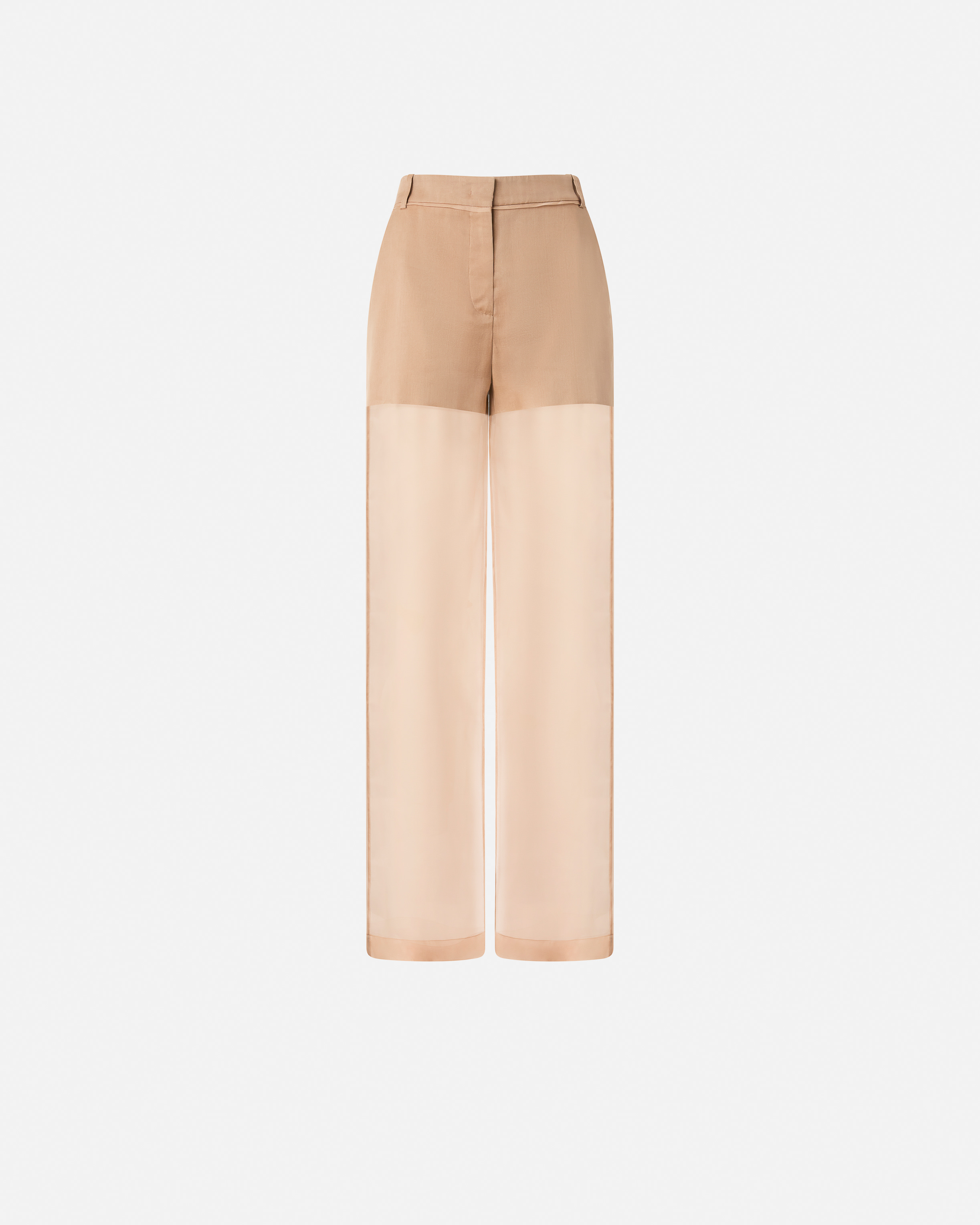 Pinko Belt Loops Slacks In Marron - Grive