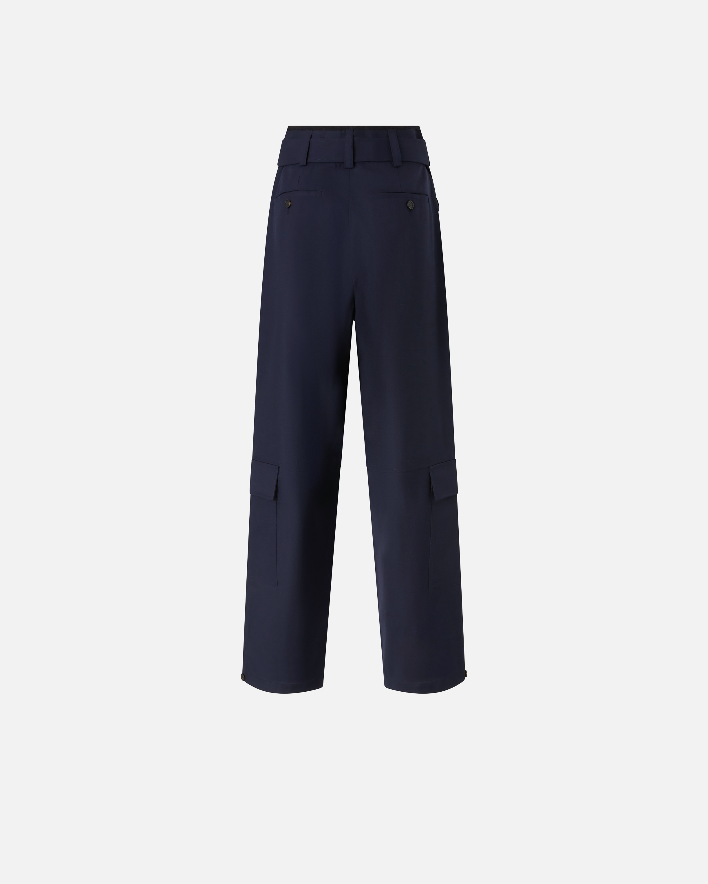 Pinko Pantaloni Cargo Con Cintura Abbinata In Blu Tenebra