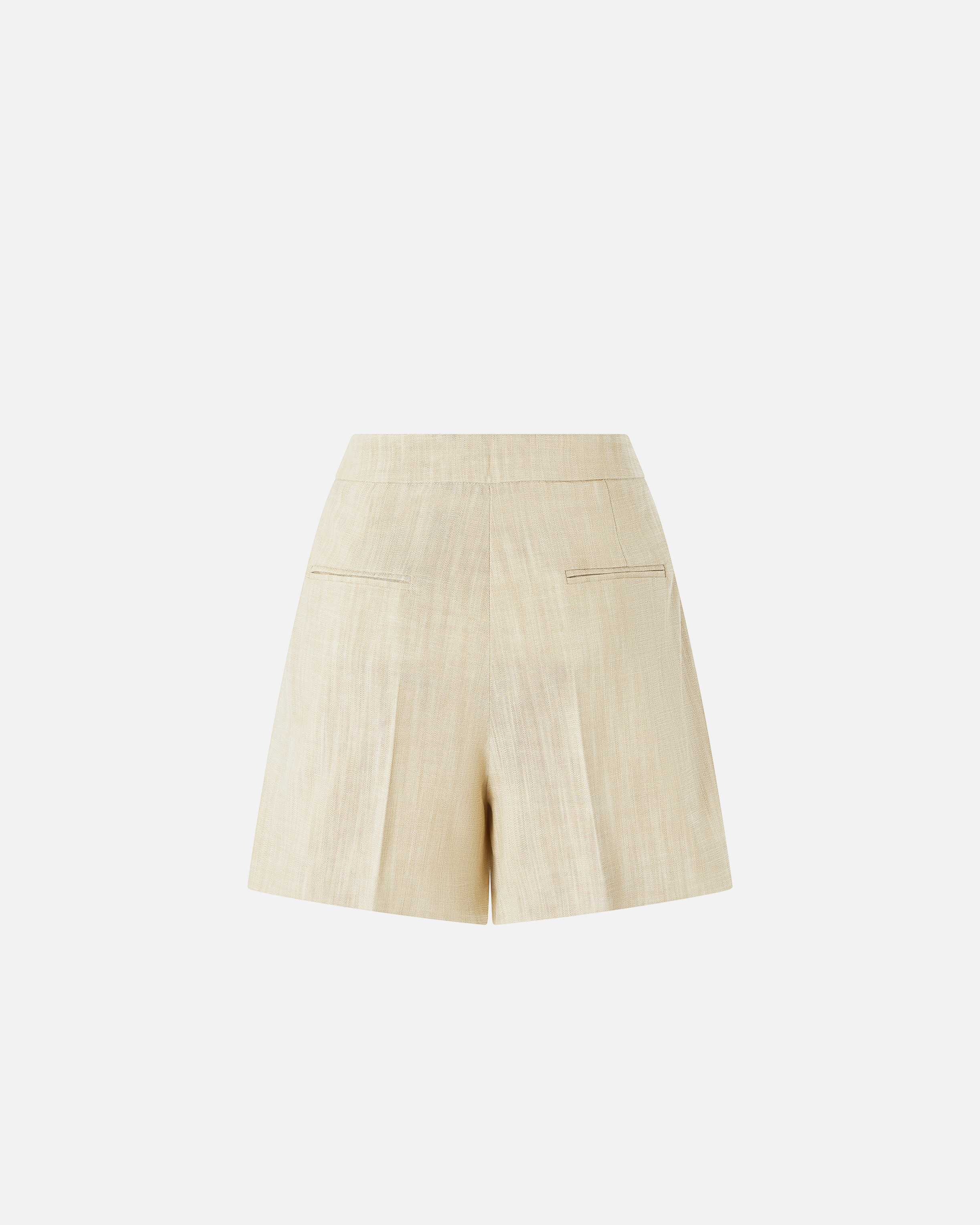 Pinko Elegant Shorts With Hip Pockets In Beige-sabbia Ardente