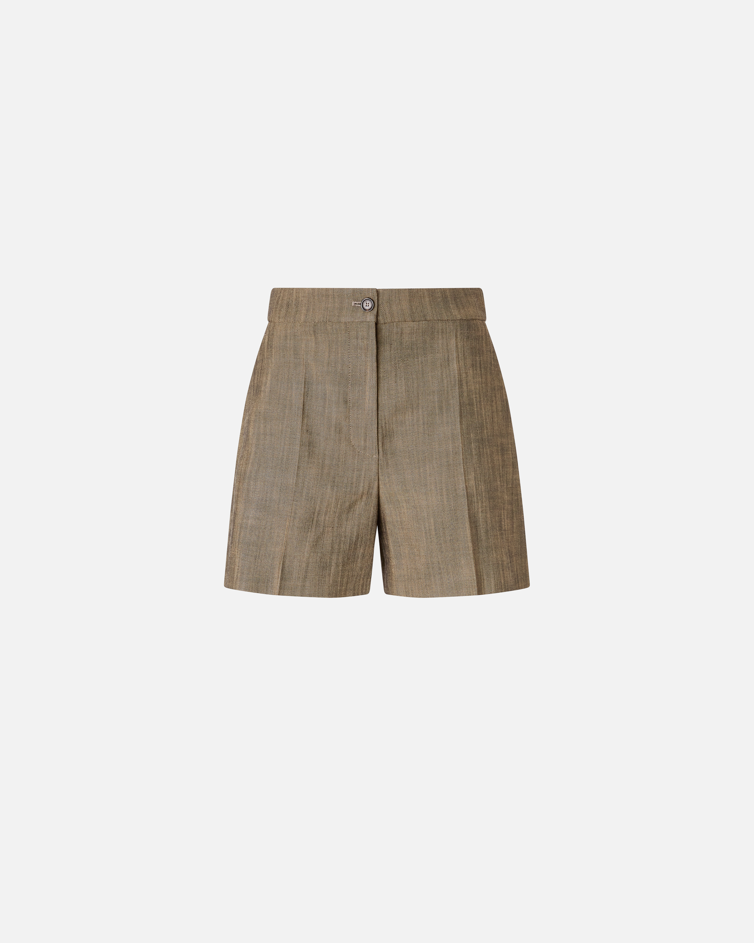 Pinko Elegant Shorts With Side Pockets In Brown - Tec