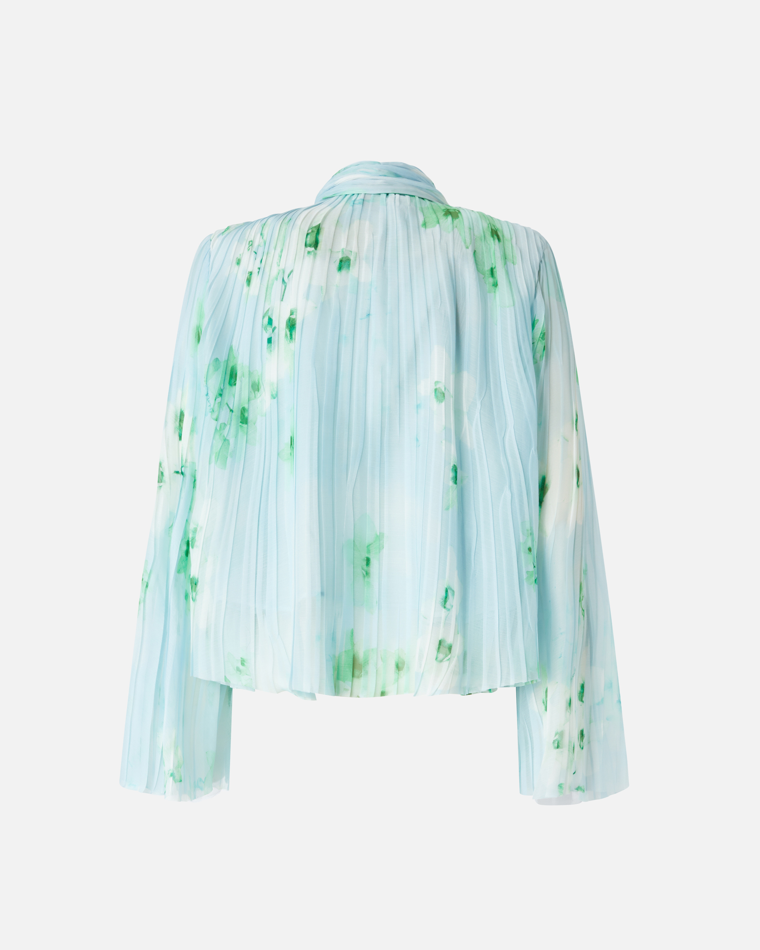 Pinko Light Blouse In Pleated Floral Crepon
