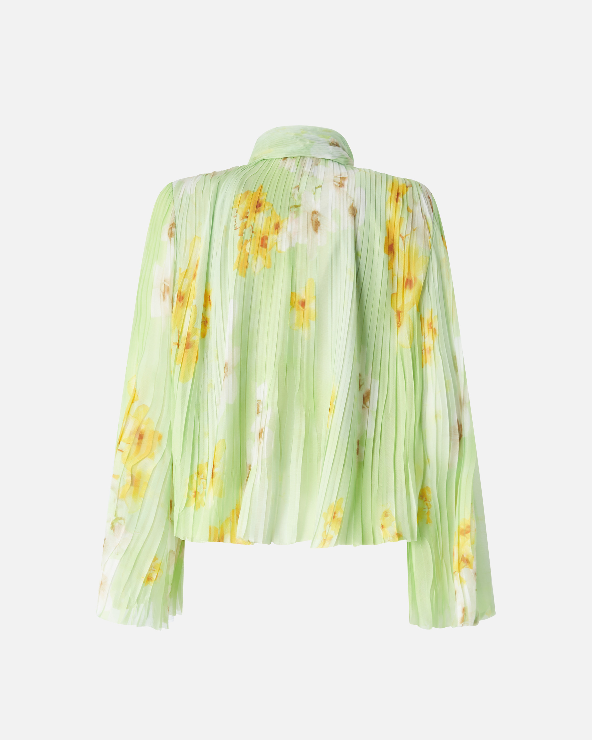 Pinko Light Blouse In Pleated Floral Crepon