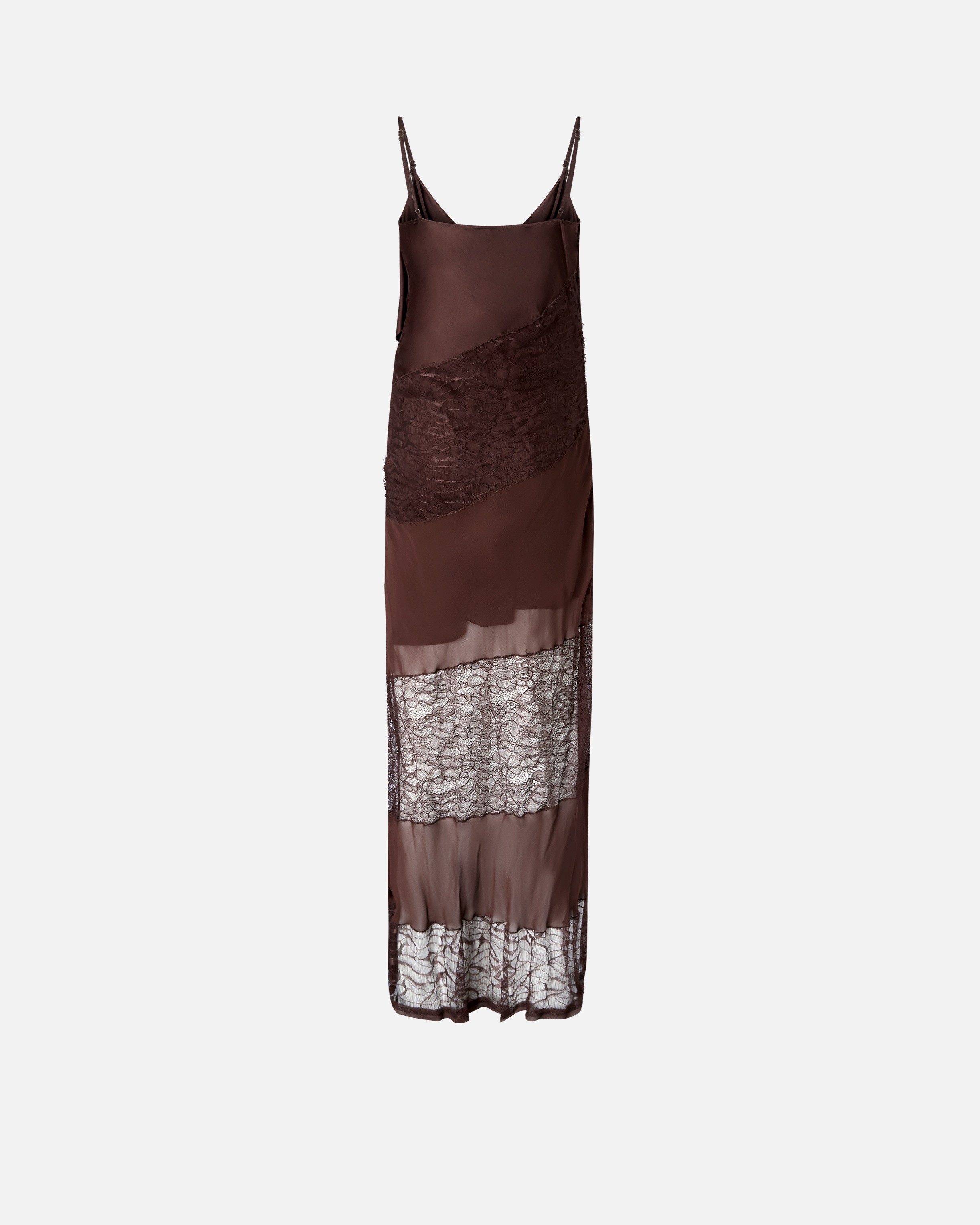 K♡♡K Satin, lace and rhinestone-fringe slip dress PINKO → Shop