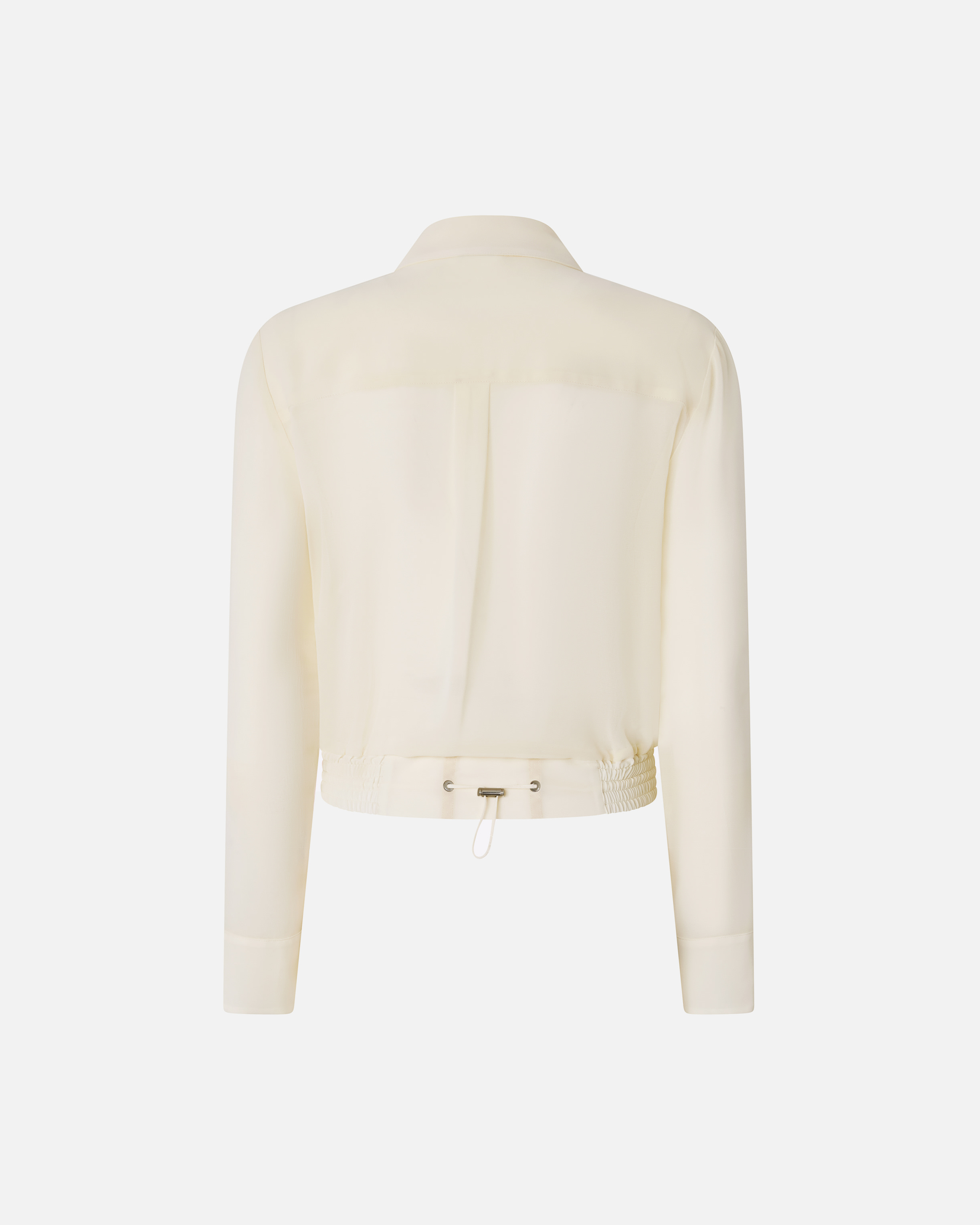 Pinko Chemisier Léger Façon Bomber En Crêpe Georgette In Rutabaga Pink