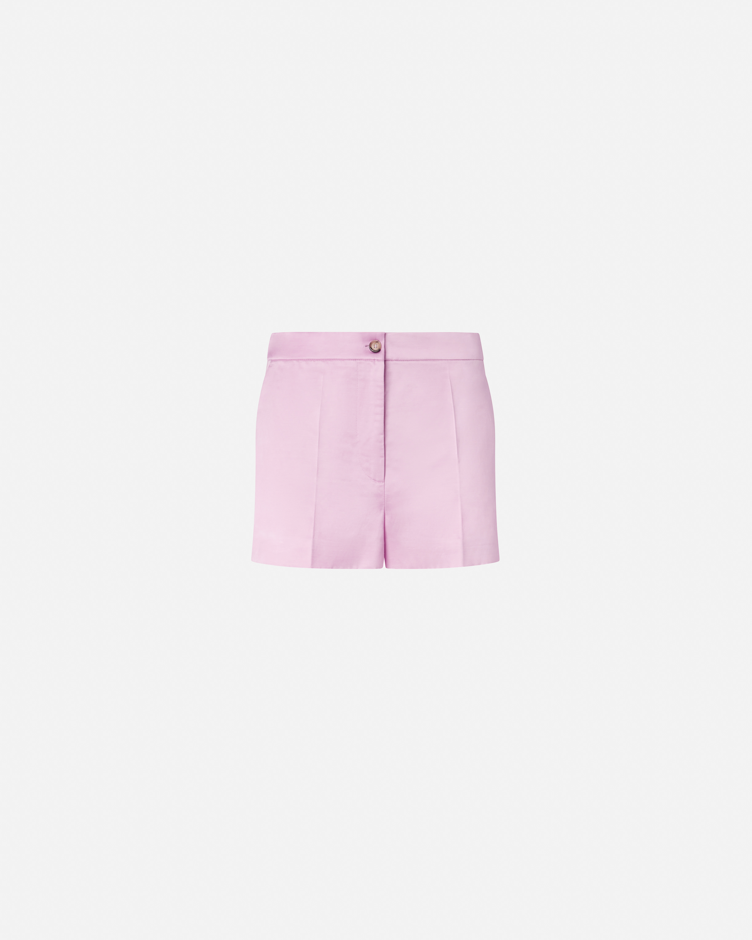 Pinko Linen-blend Shorts In Mauve Ch. Luna