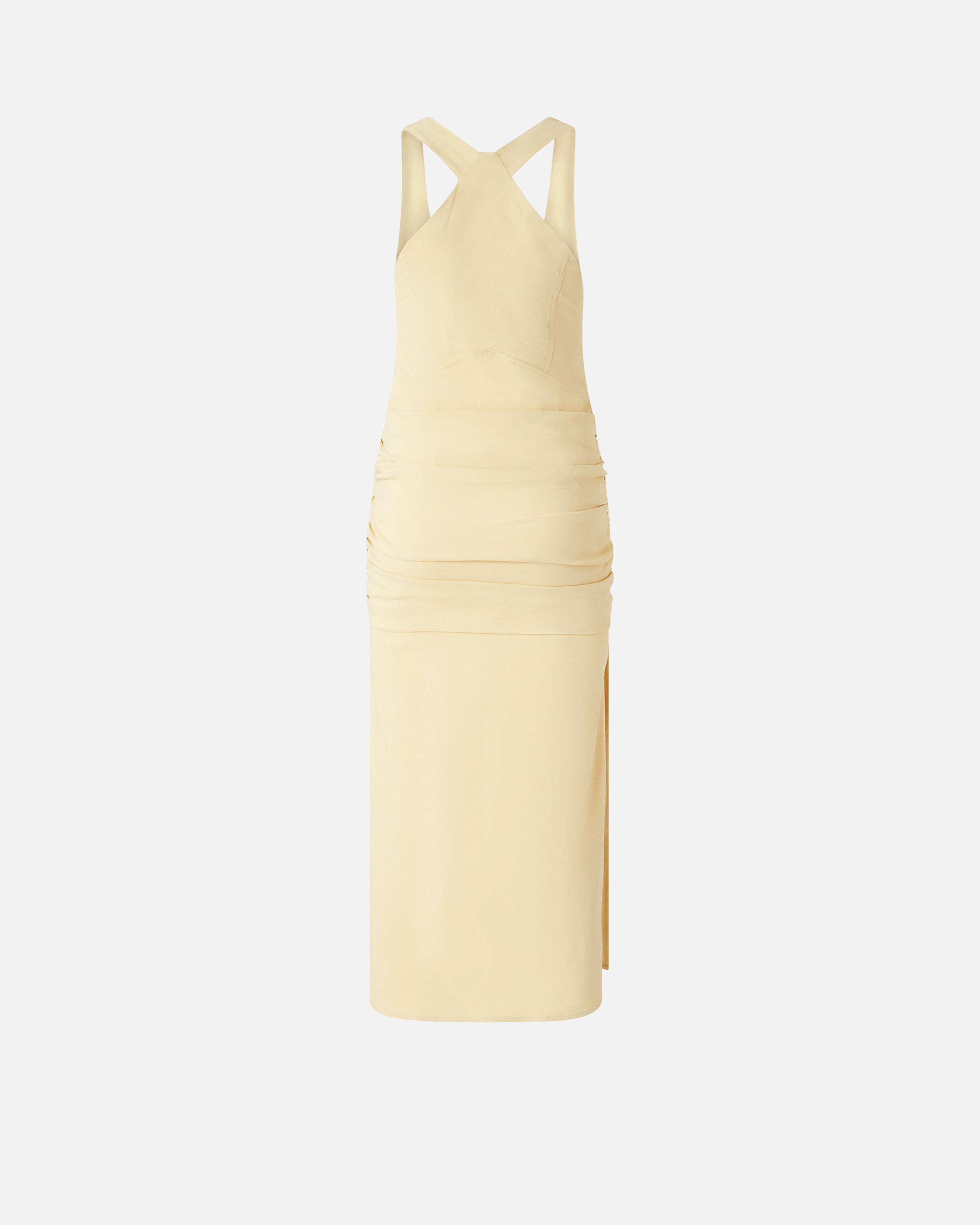Buttoned linen vest dress PINKO → Shop Online
