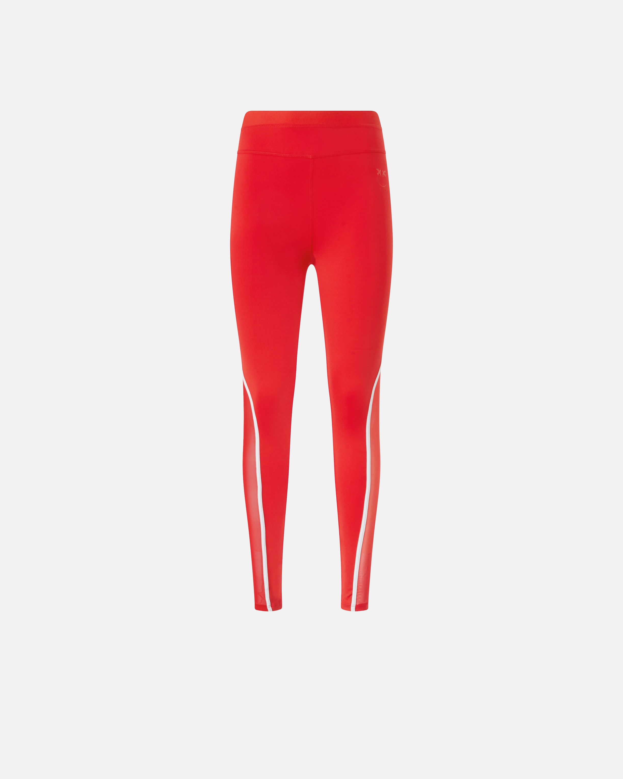 Pinko Stripe-detailing Leggings In Red/white