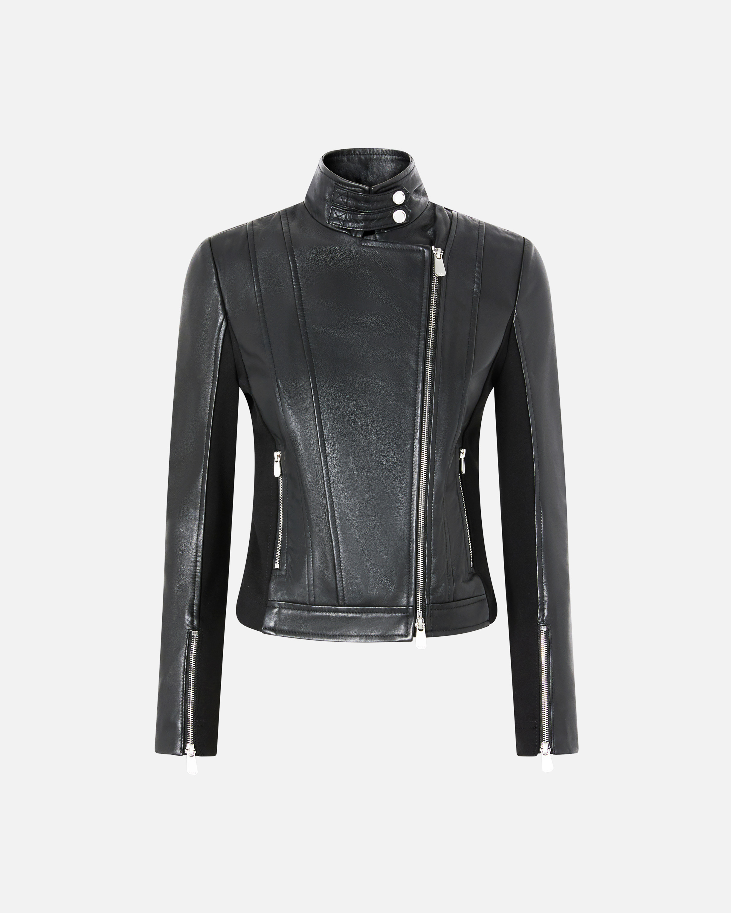 PINKO ライダース風 レースジャケット ブラック イタリア製