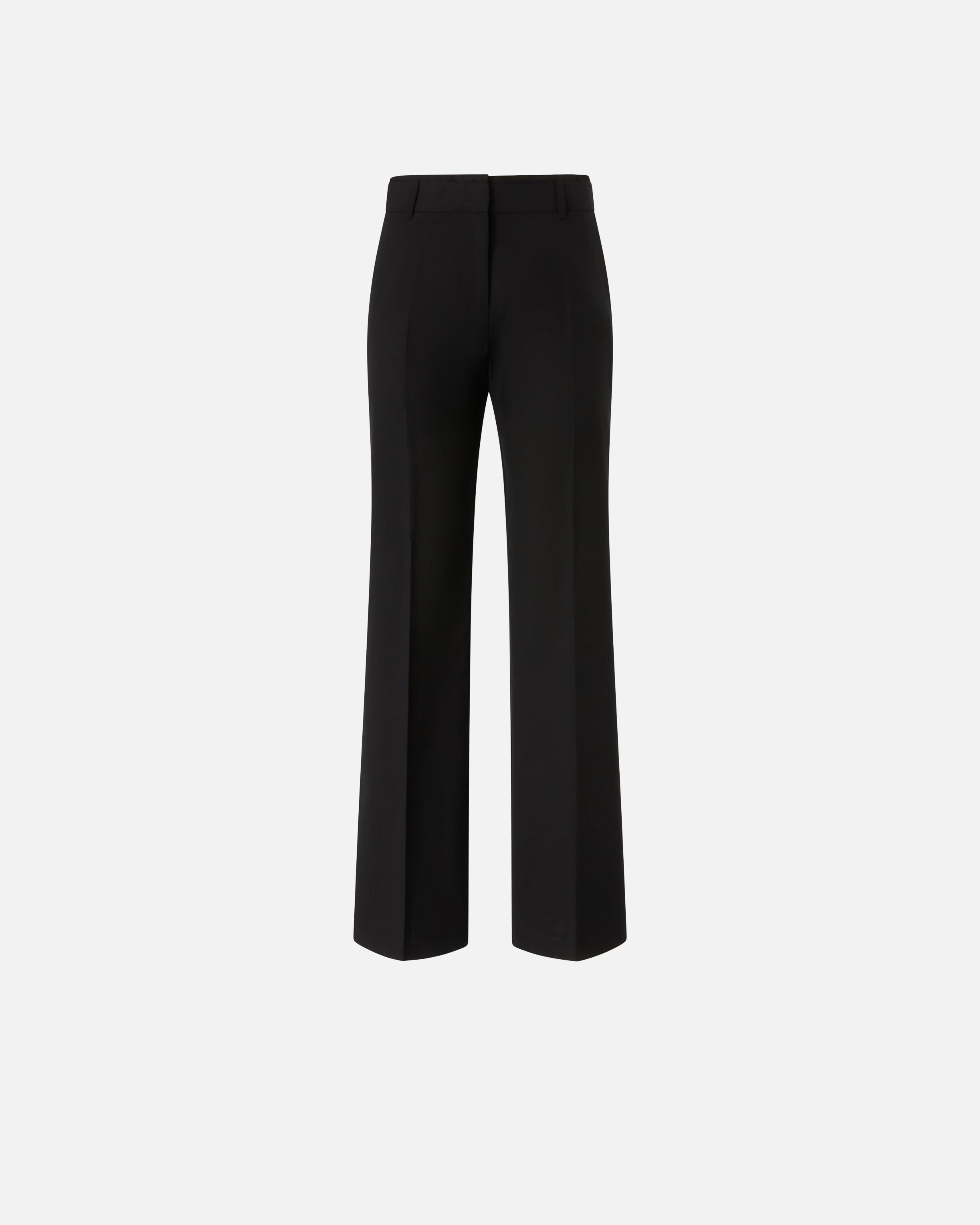 Pinko Politik Wool Dyed Trousers In Limo Black