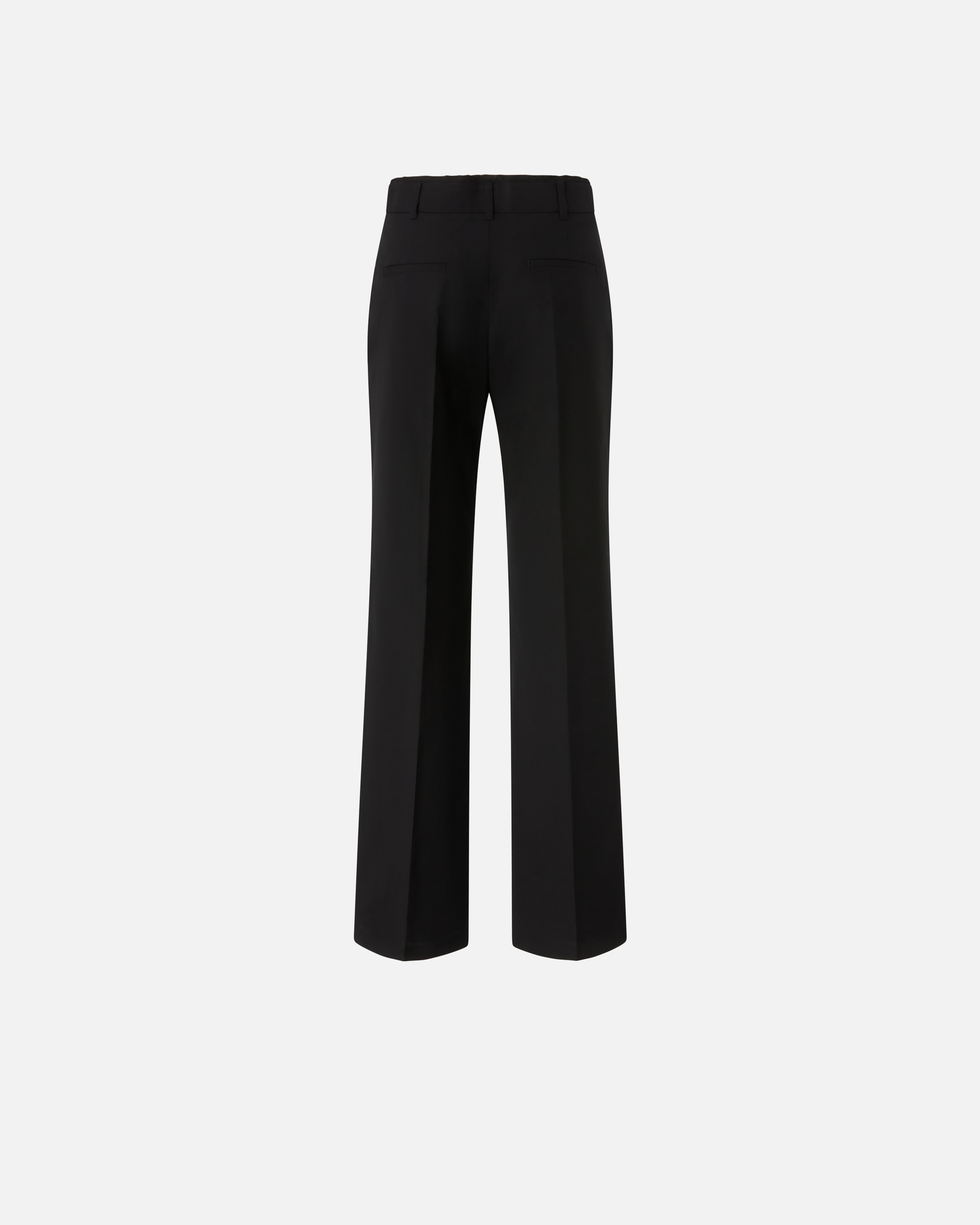 Pinko Politik Wool Dyed Trousers In Limo Black