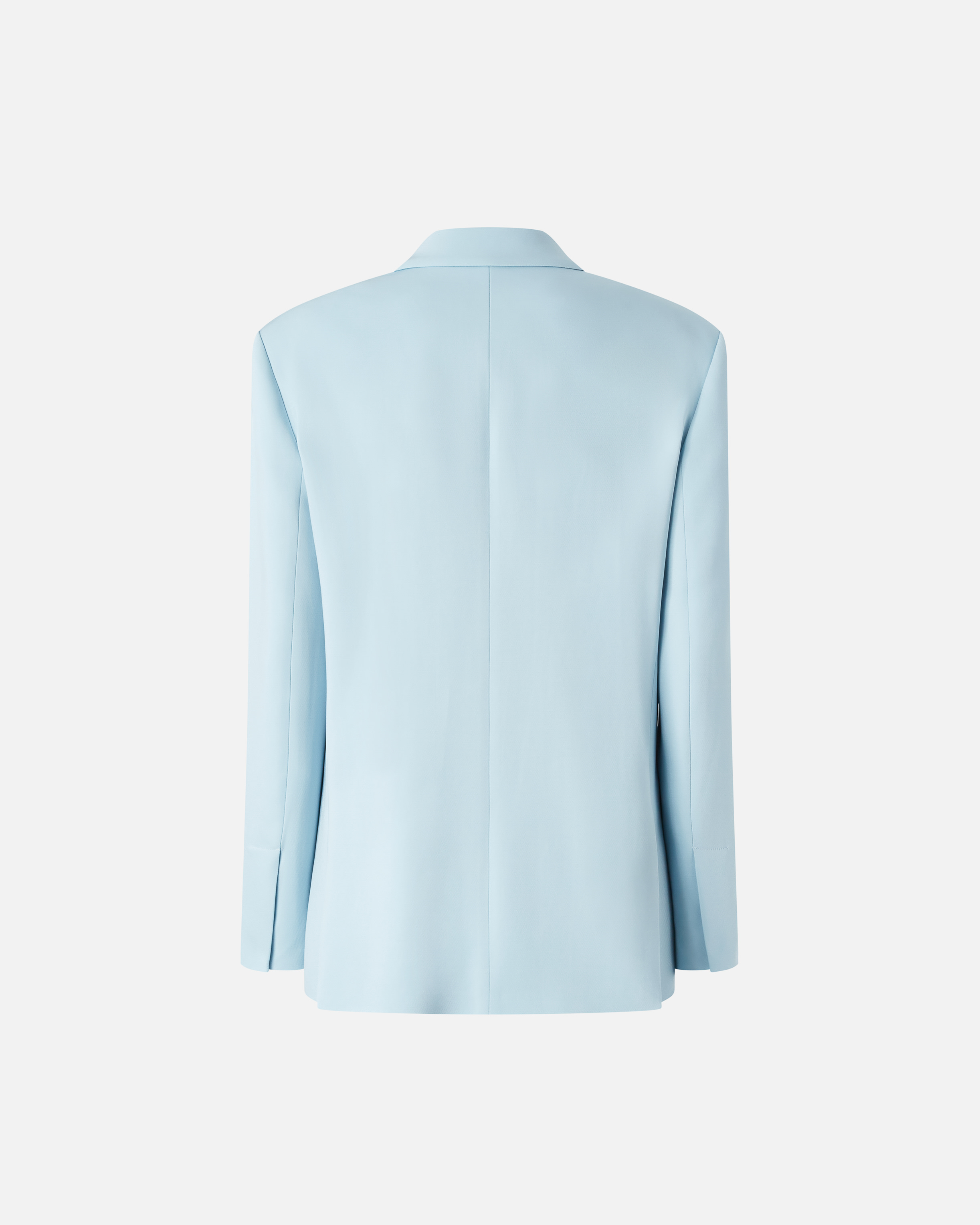 アウターその他 PINKO Woman Blazer Gnawed Blue 104883A213 E28 Single-breasted cady blazer with jewel button PINKO → Shop