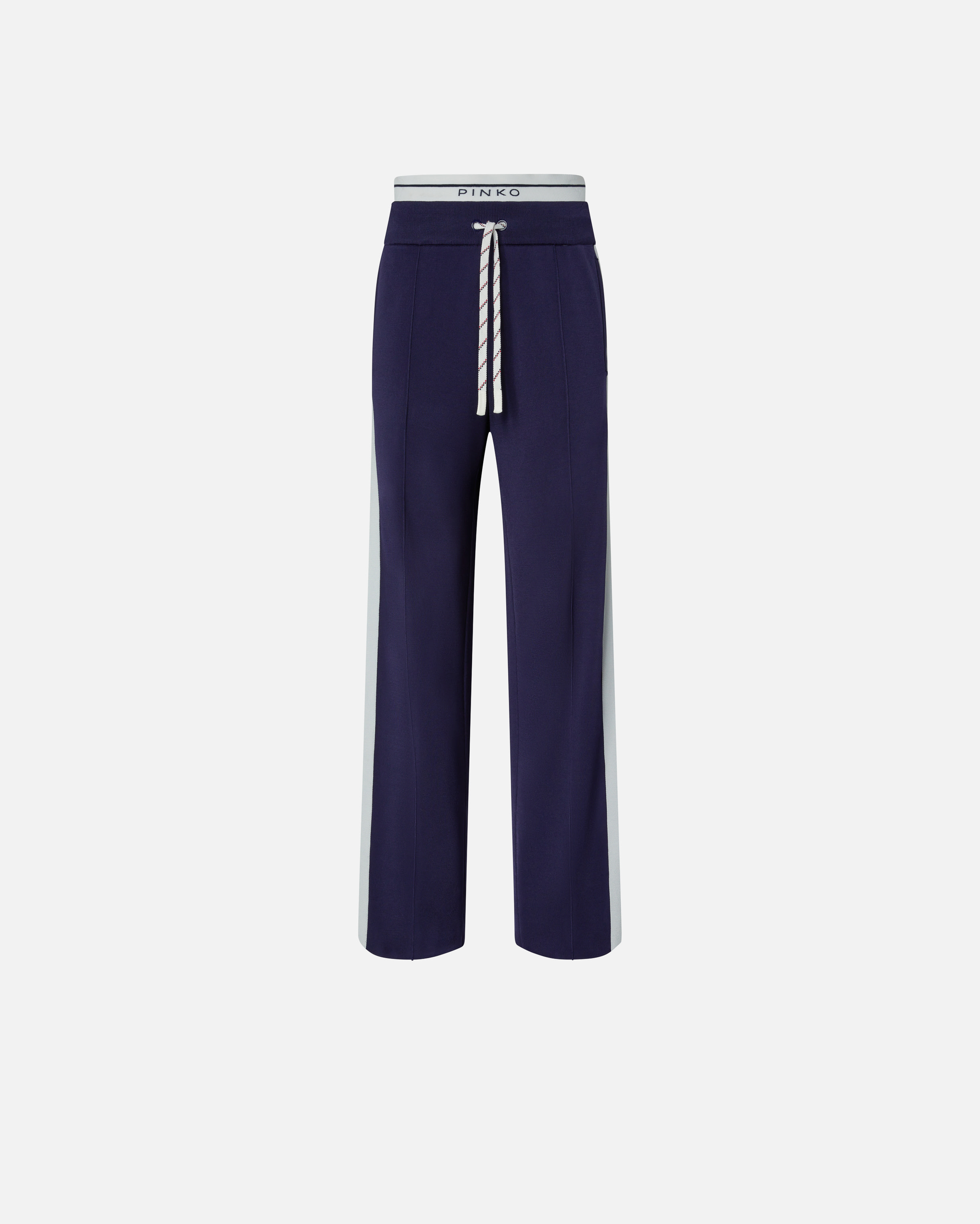 パンツ PINKO 104888A2FQEZ1 Trousers Wide-leg sporty trousers with side band detail PINKO → Shop