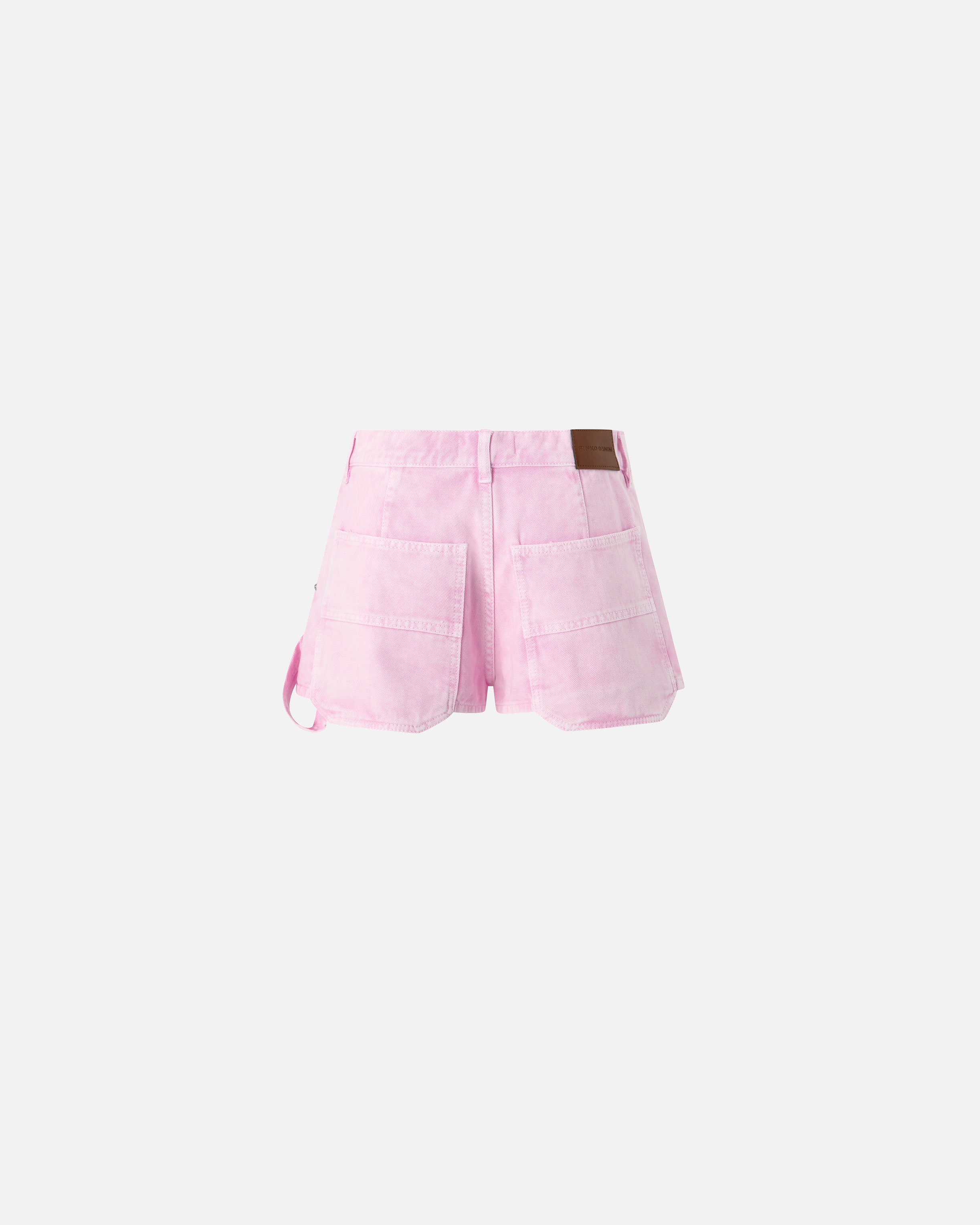 Pinko Workwear Shorts In Cotton Bull Fabric In Lilac Chiffon