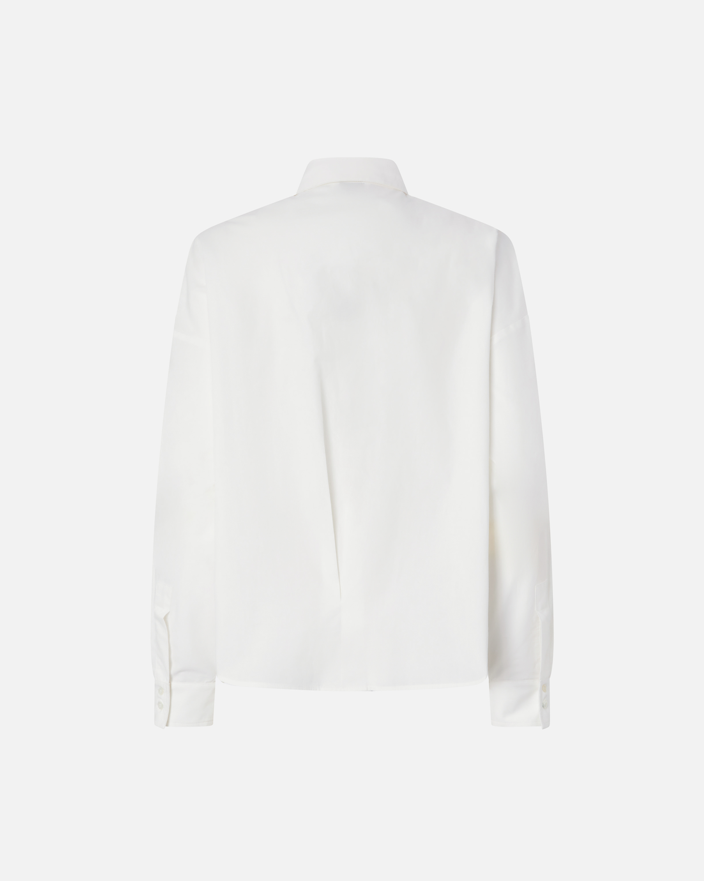 Pinko Chemise Avec Broderie Anglaise Et Cristaux In Blanc-blanche-neige