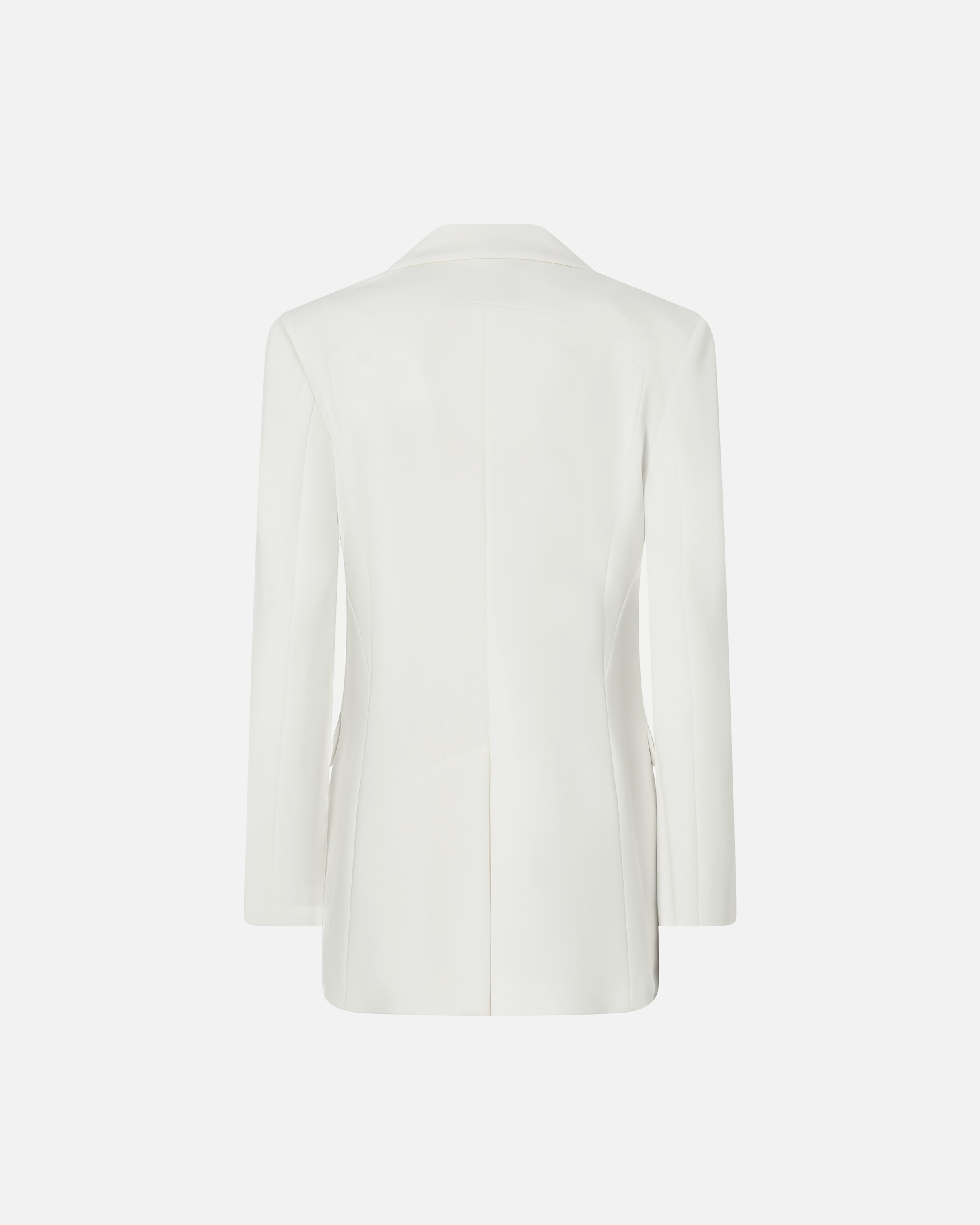 Pinko Long-sleeved Suit Coat In Snow White