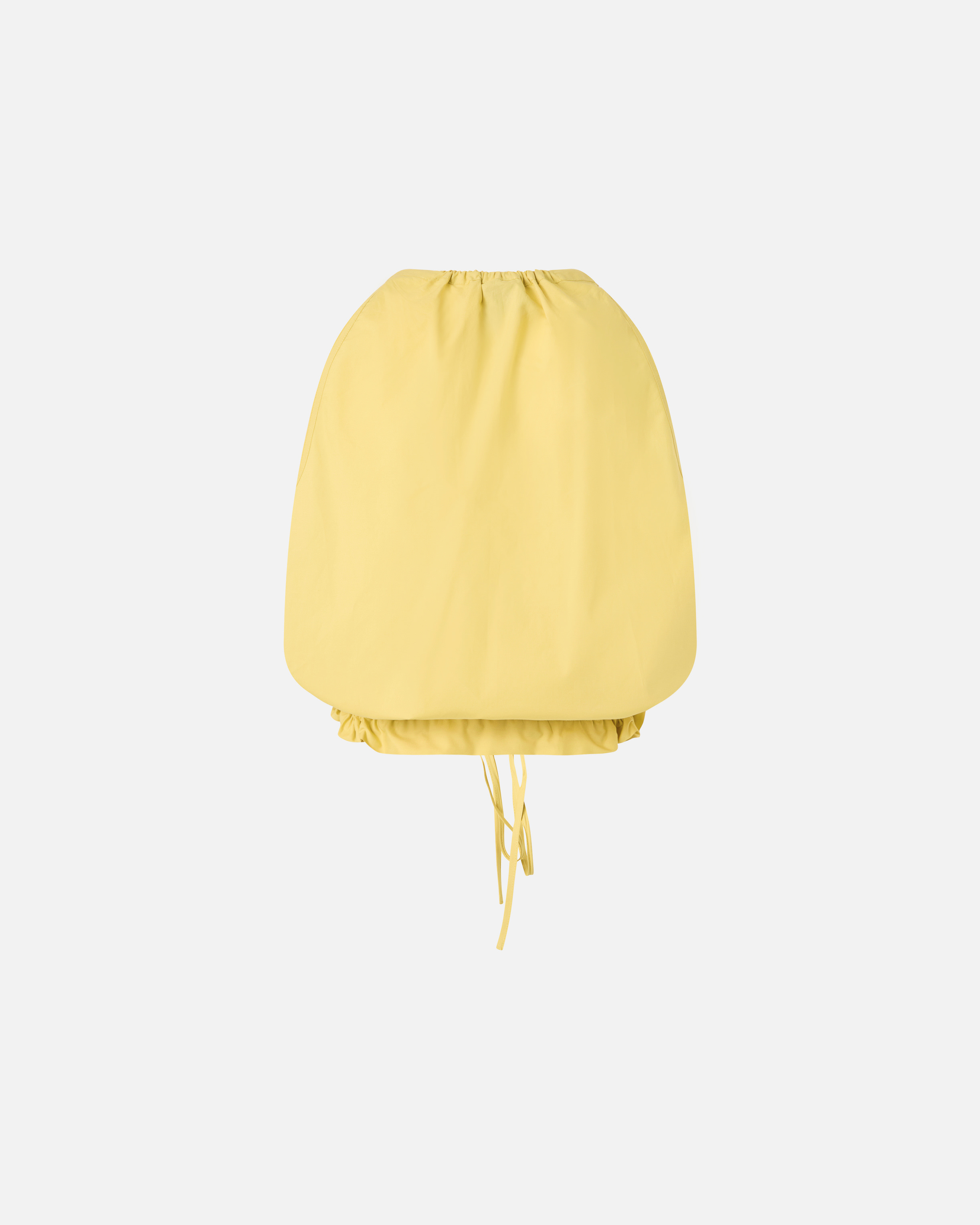Pinko Top Ample Sans Manches En Popeline In Rattan Yellow