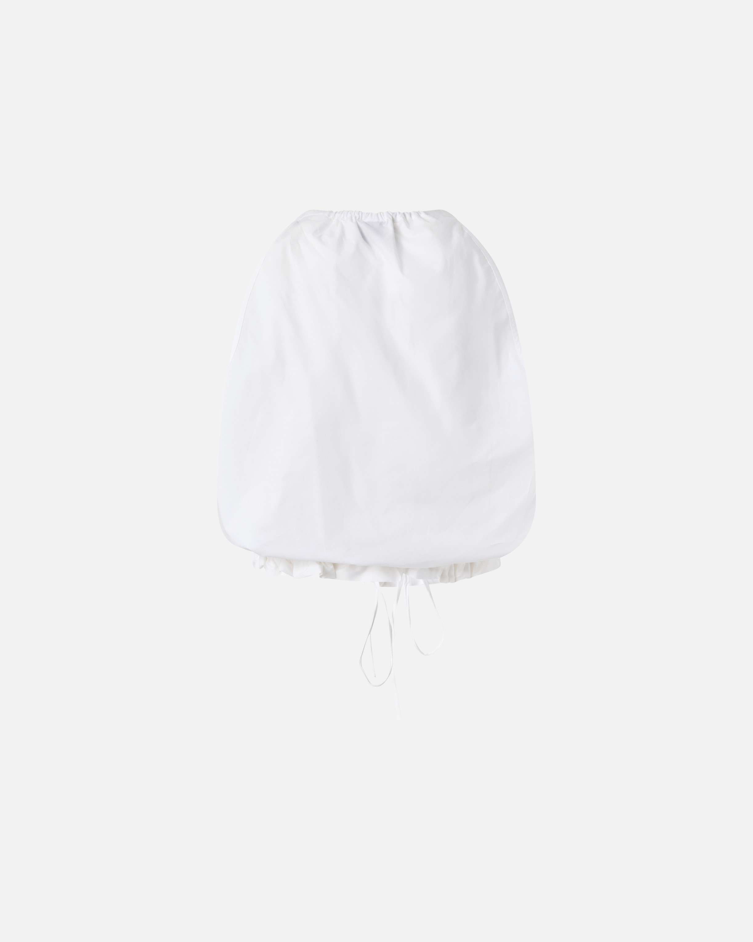 Pinko Top Ample Sans Manches En Popeline In Bianco Brill.
