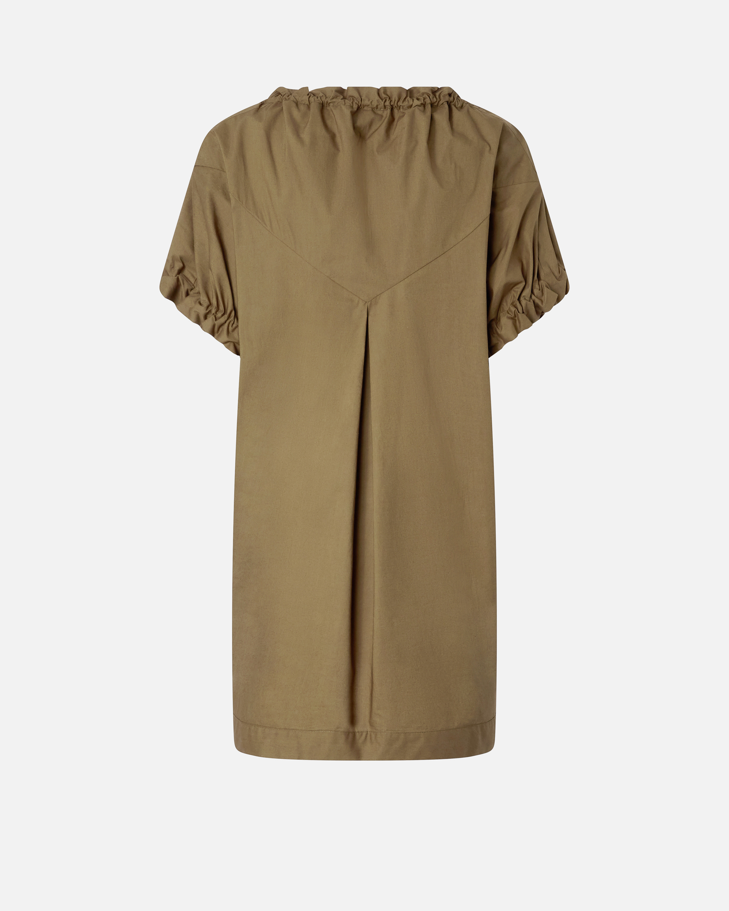パーティードレス PINKO 104954A2CR Dresses Poplin mini dress with gathering and eyelets PINKO → Shop
