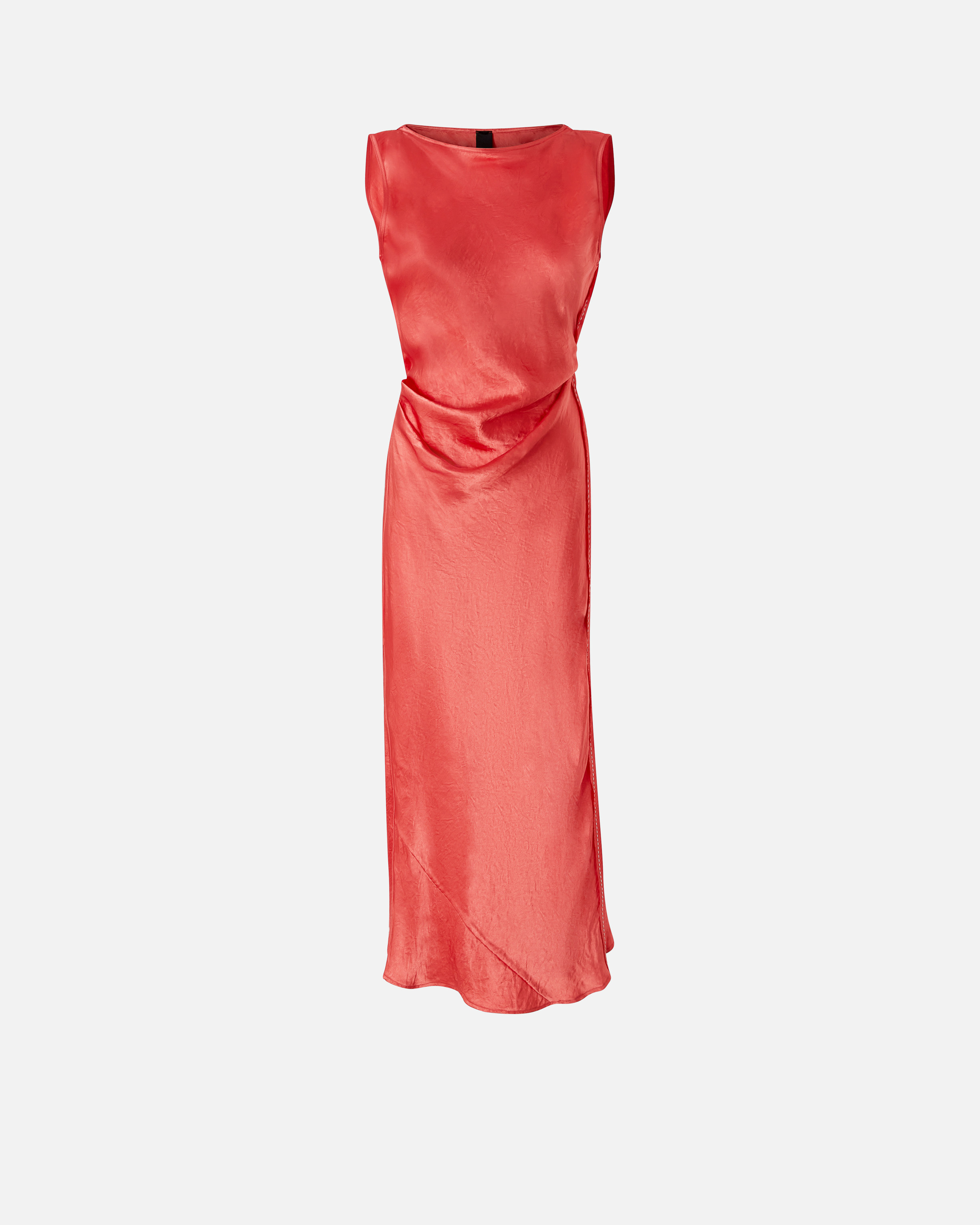 Pinko Satin Dress With Side Tie
