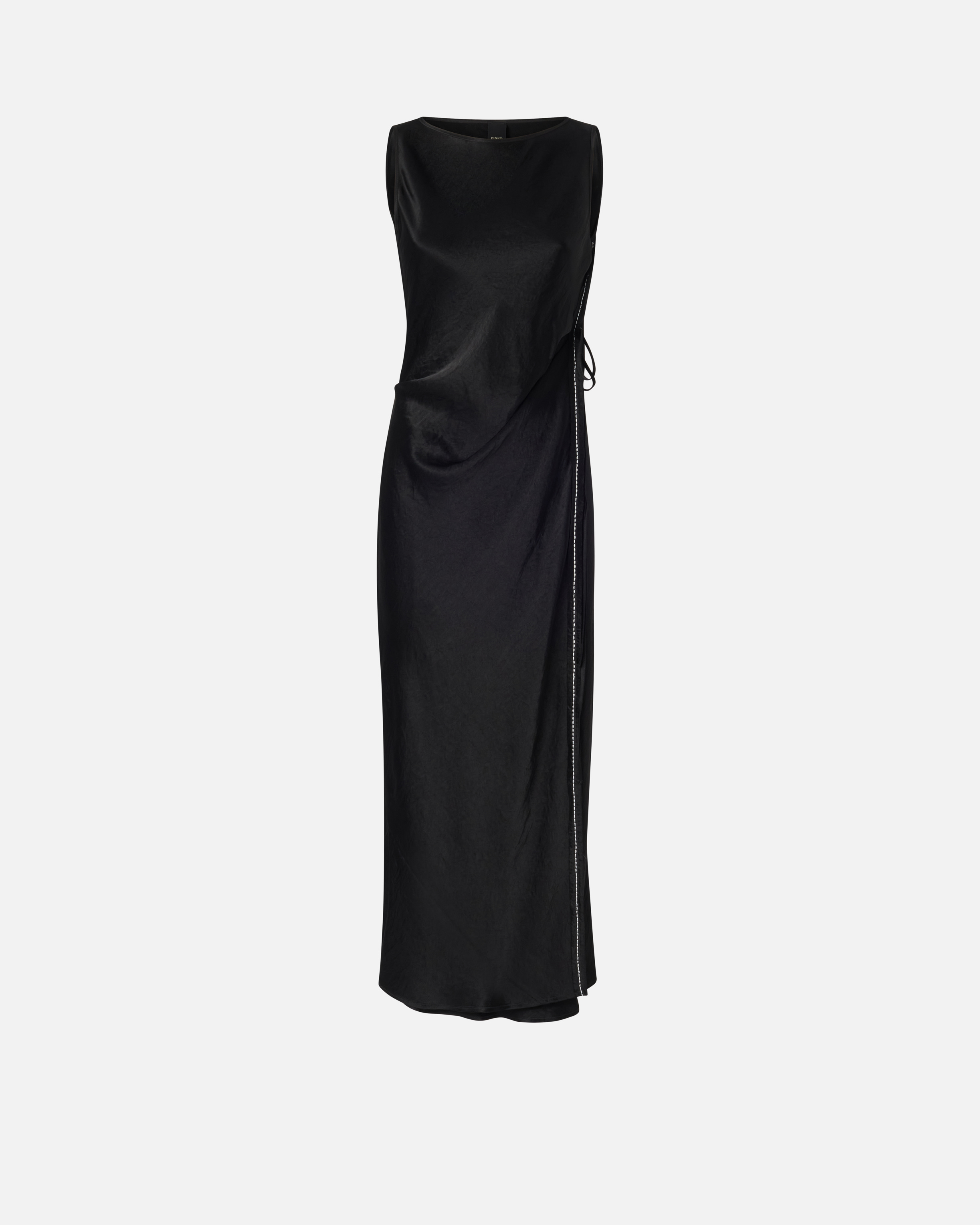 ワンピース Pinko AMICO MIO SATIN DRESS WITH SIDE TIE Satin dress with side tie PINKO → Shop Online