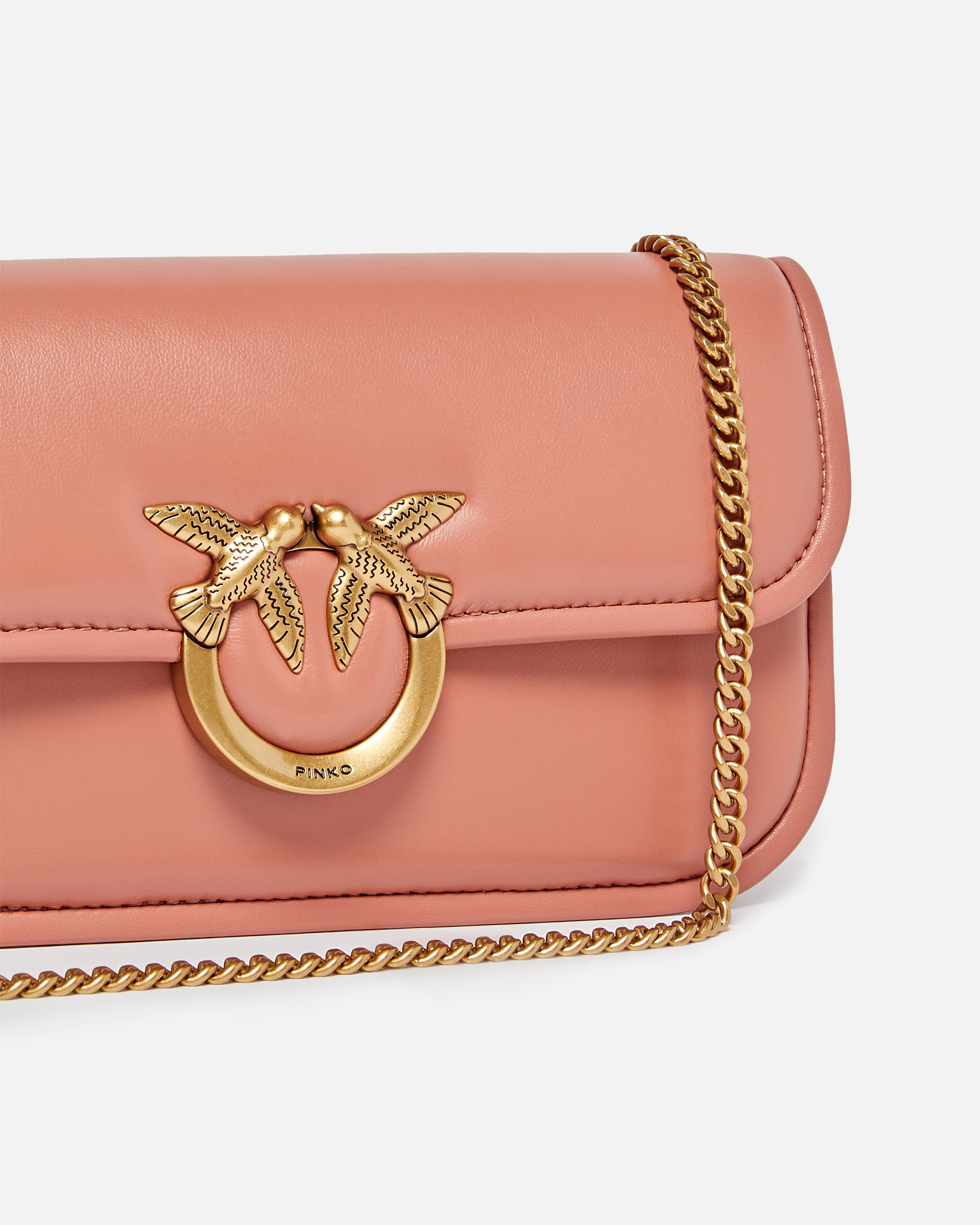 Pinko Small Love Bag Box Crossbody Bag In Nappa Leather