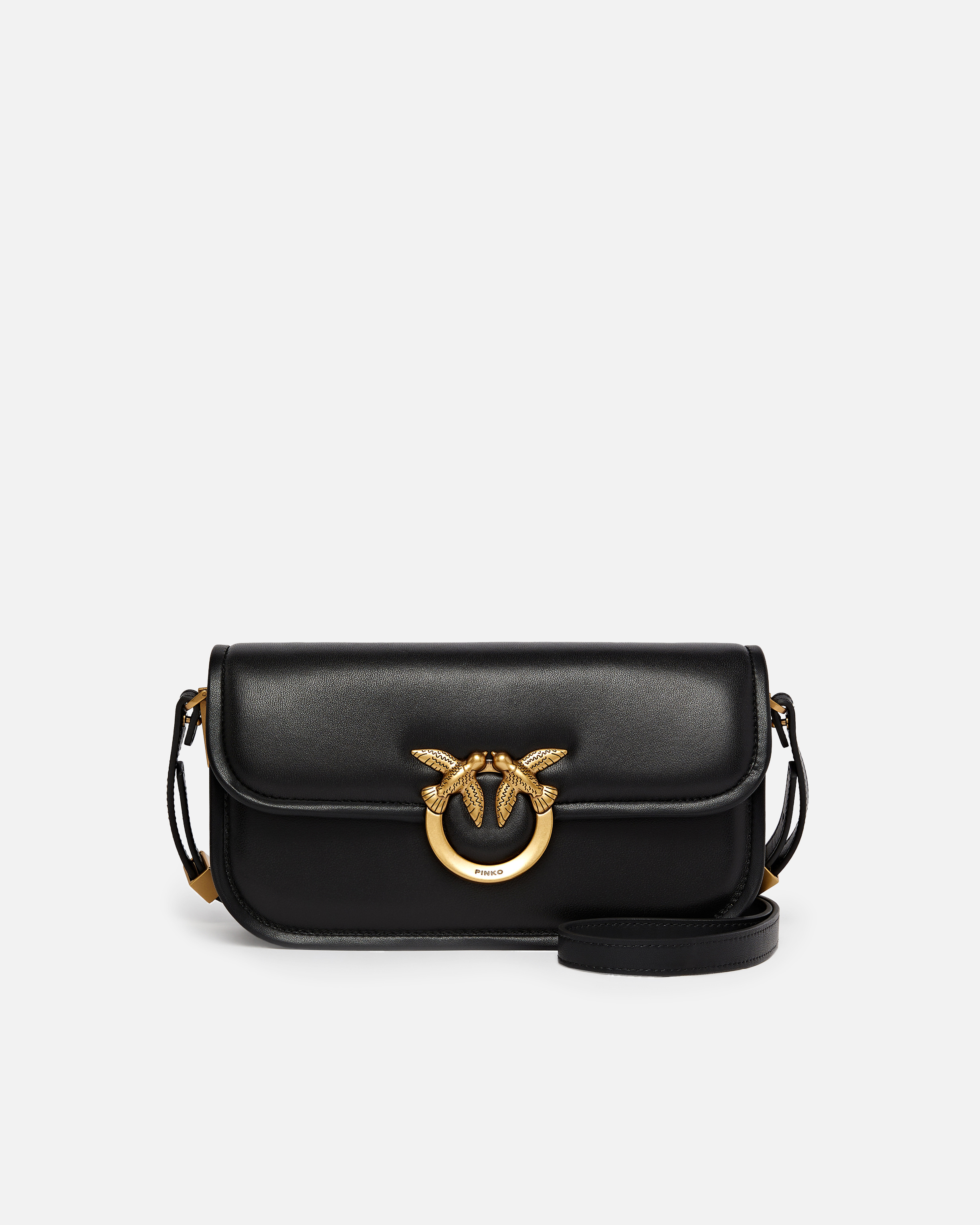 Pinko Small Love Bag Box Crossbody Bag In Nappa Leather In Multi