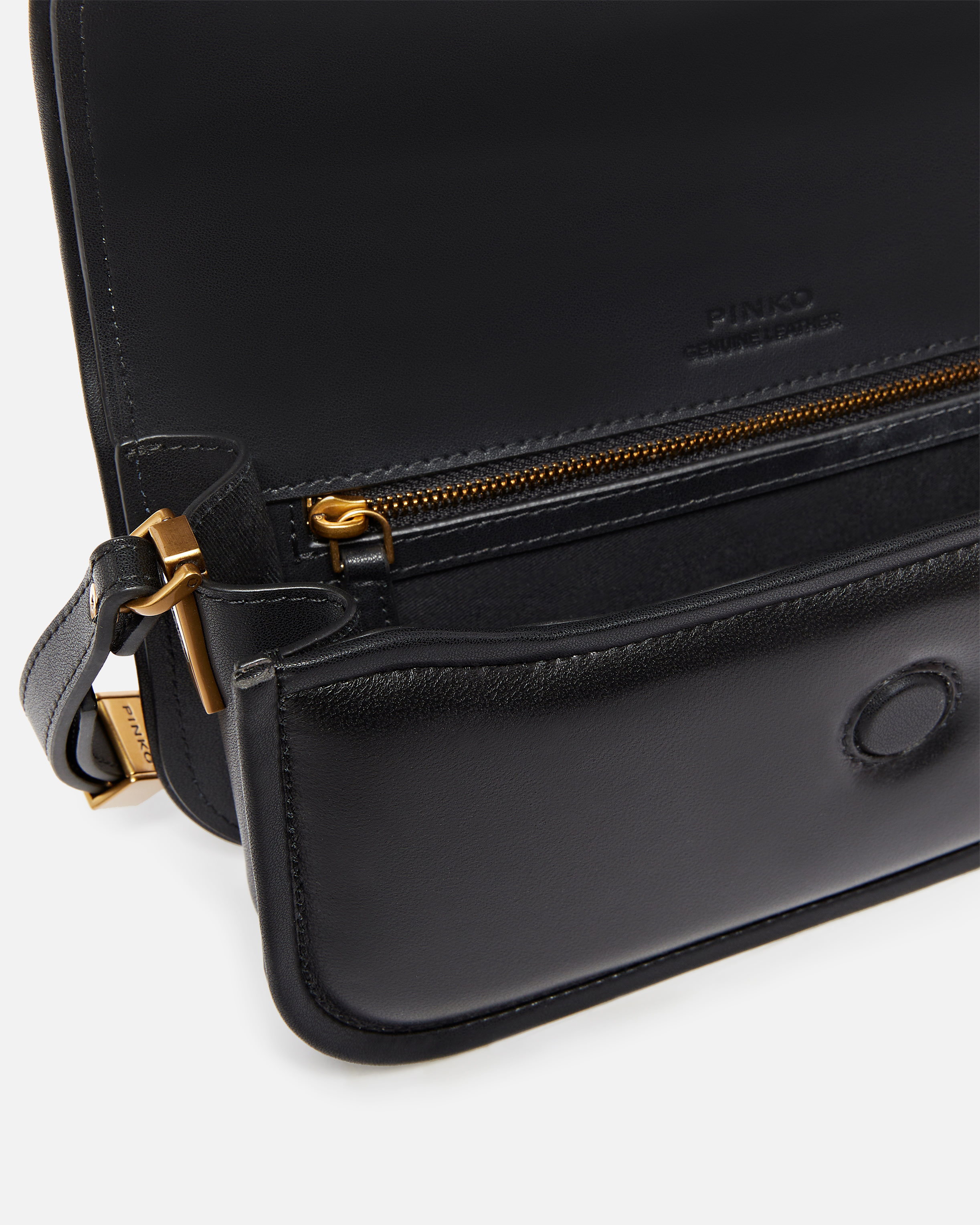 Pinko Small Love Bag Box Crossbody Bag In Nappa Leather In Multi
