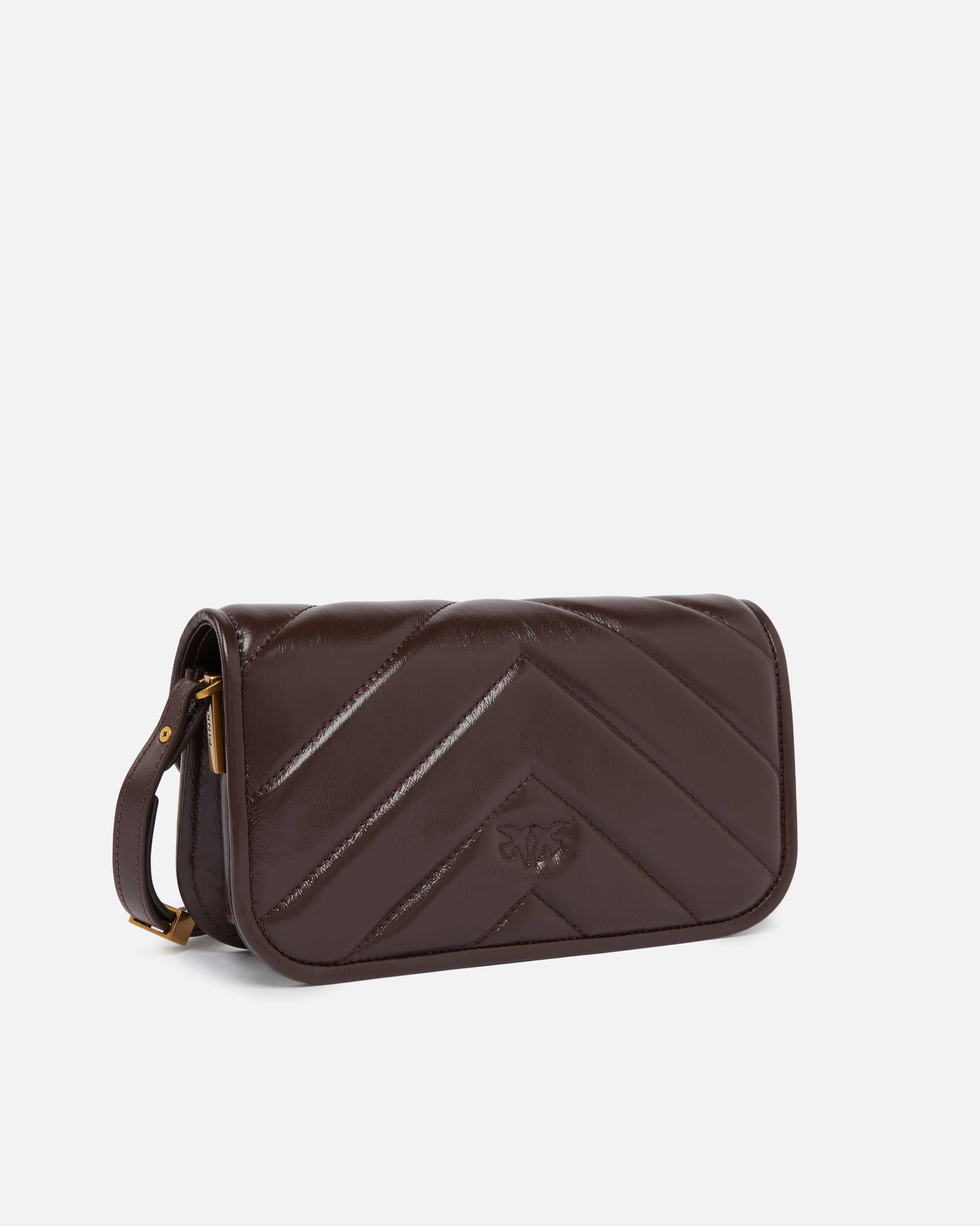 Pinko Quilted Birds-embellished Cross Body Bag