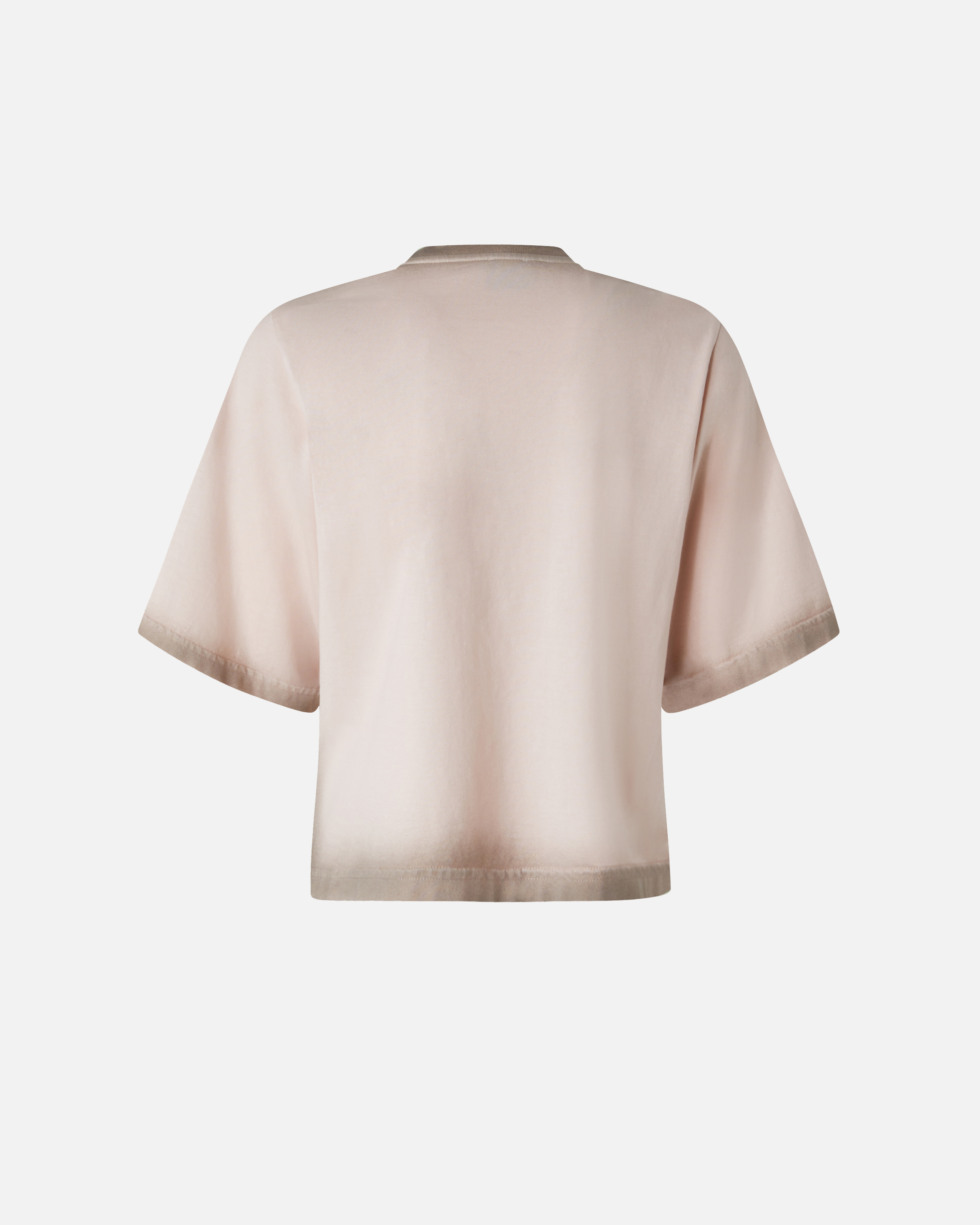Pinko Reimagine By  X Patrick Mcdowell Wide T-shirt With Horseshoe In Rosa/nudo