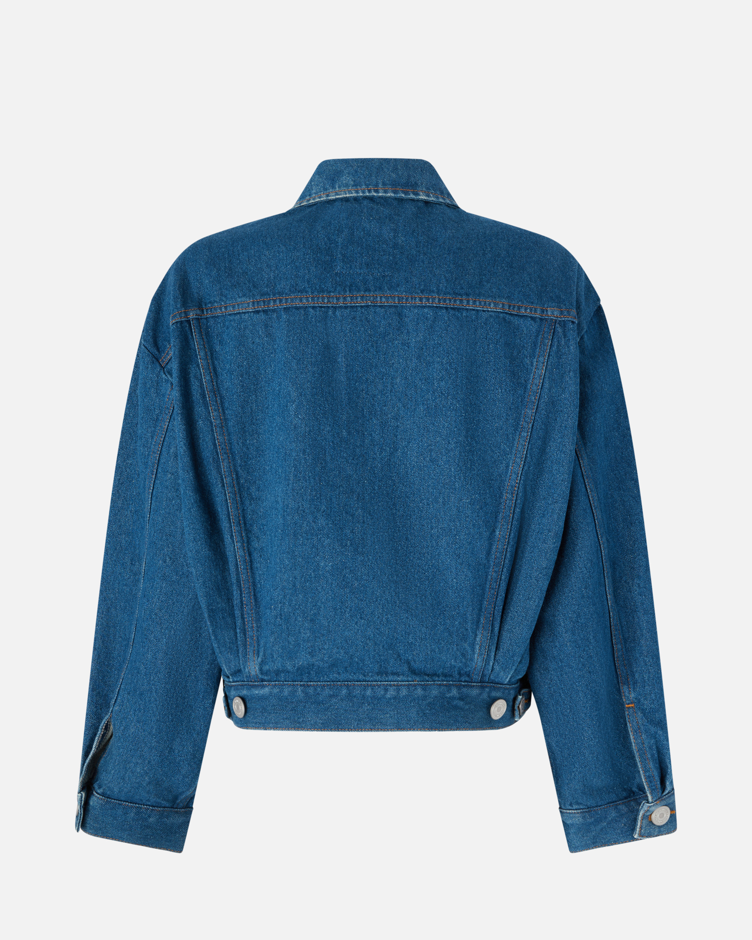 Pinko Jeansjacke Mit Pferde-print In Rinse Wash