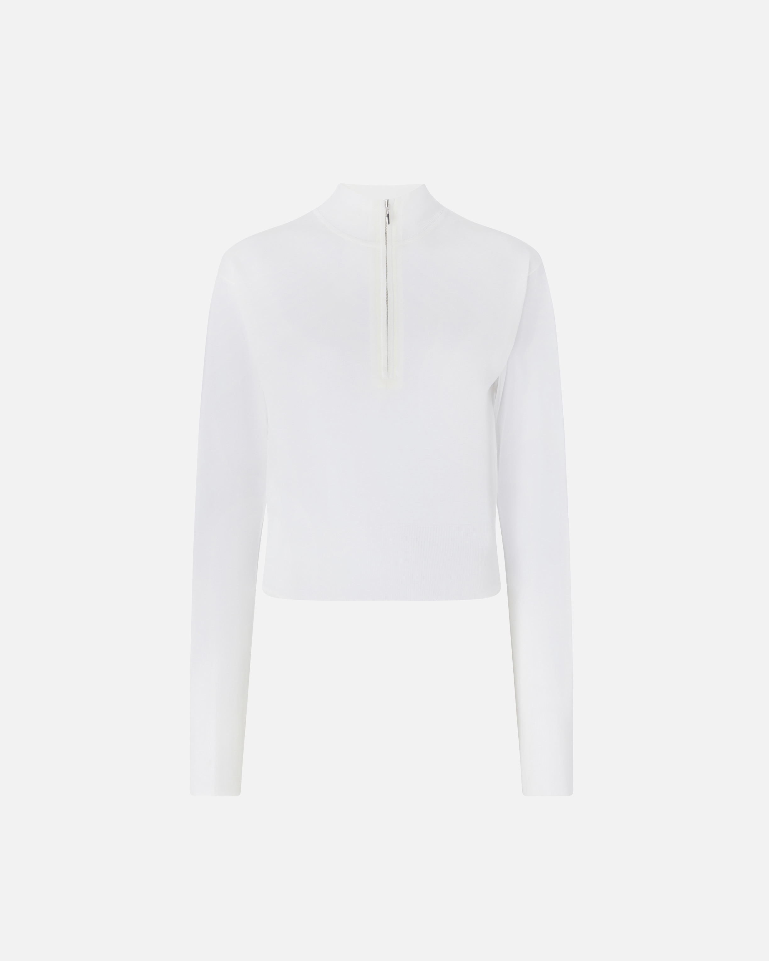 Pinko Half-zip Top In Bright White