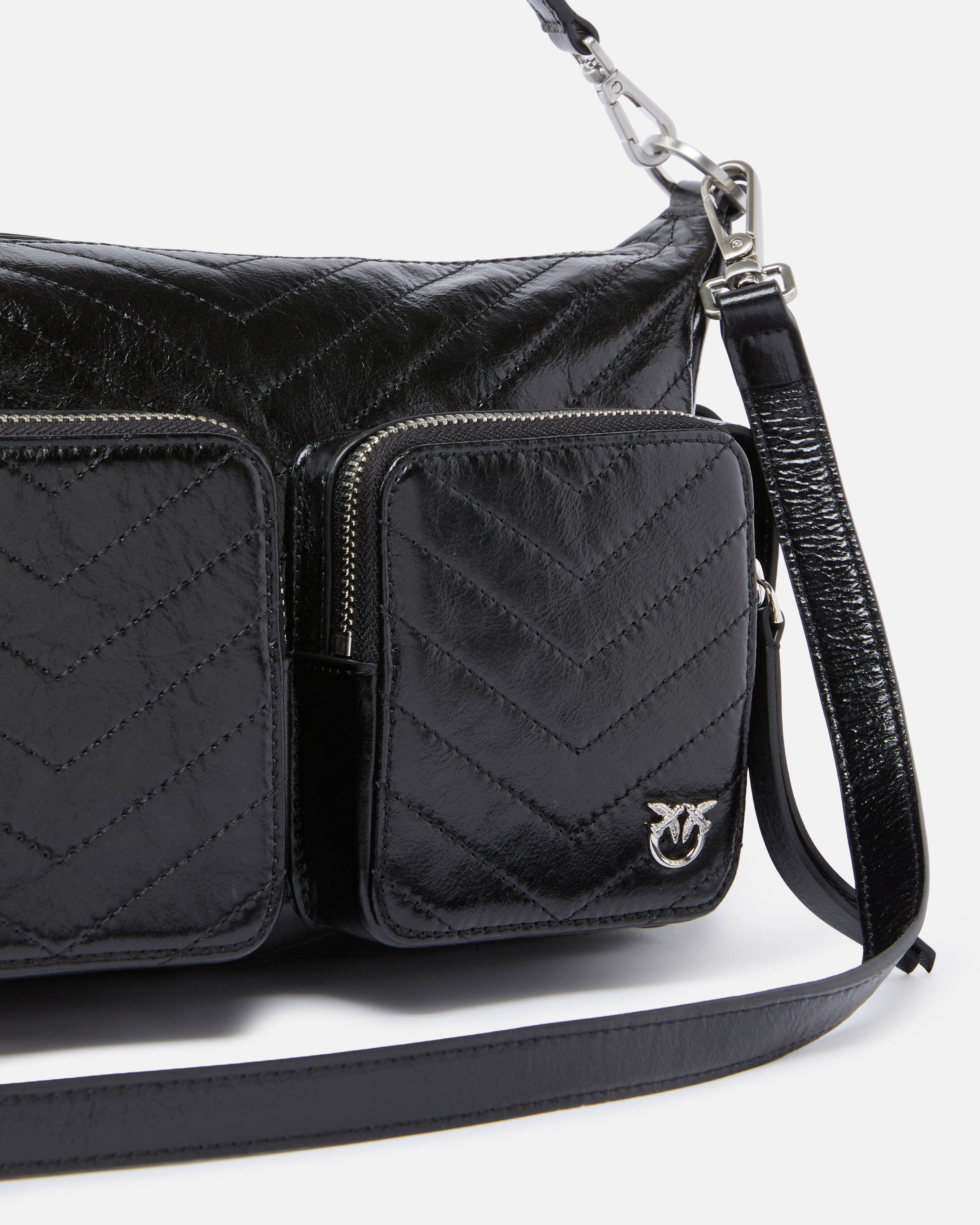 Borsa a mano Cargo Bag media in pelle con tasche 2