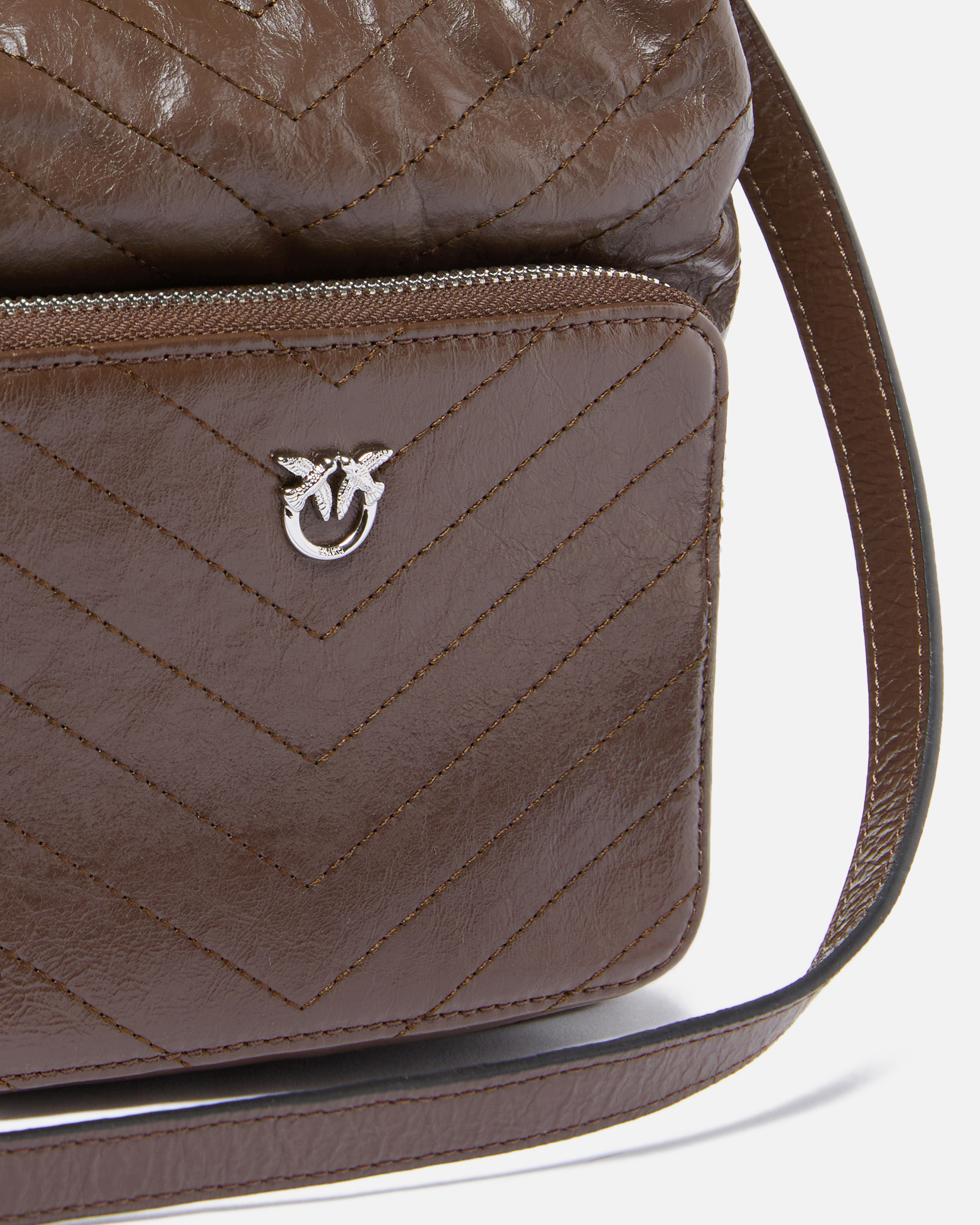 Маленькая сумка Cargo Bucket Bag из кожи с карманом 2