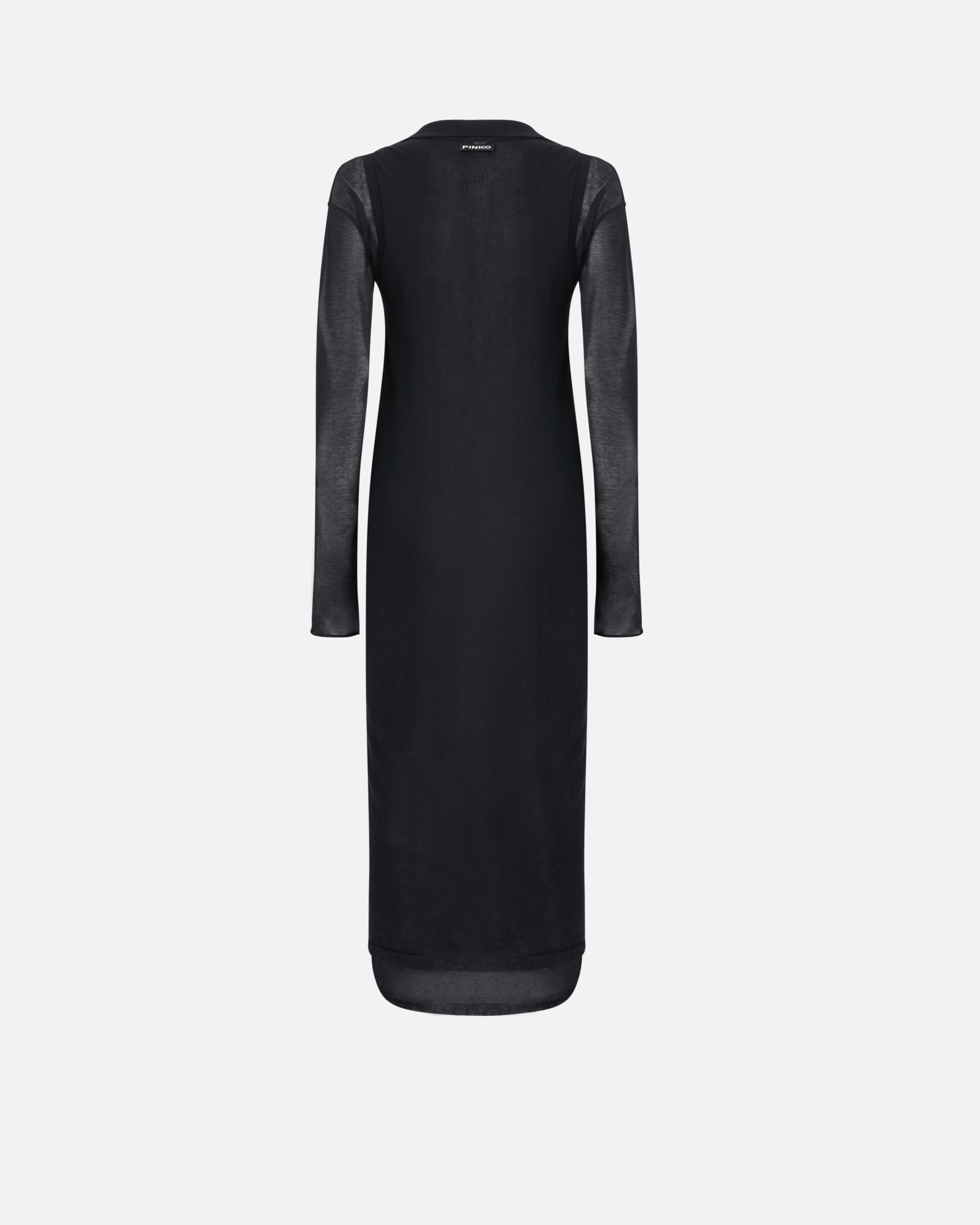 オールインワン・サロペット Pinko Midi Dress With Ribbed Texture PINKO Ruched Ribbed Midi Dress | Pink | FARFETCH