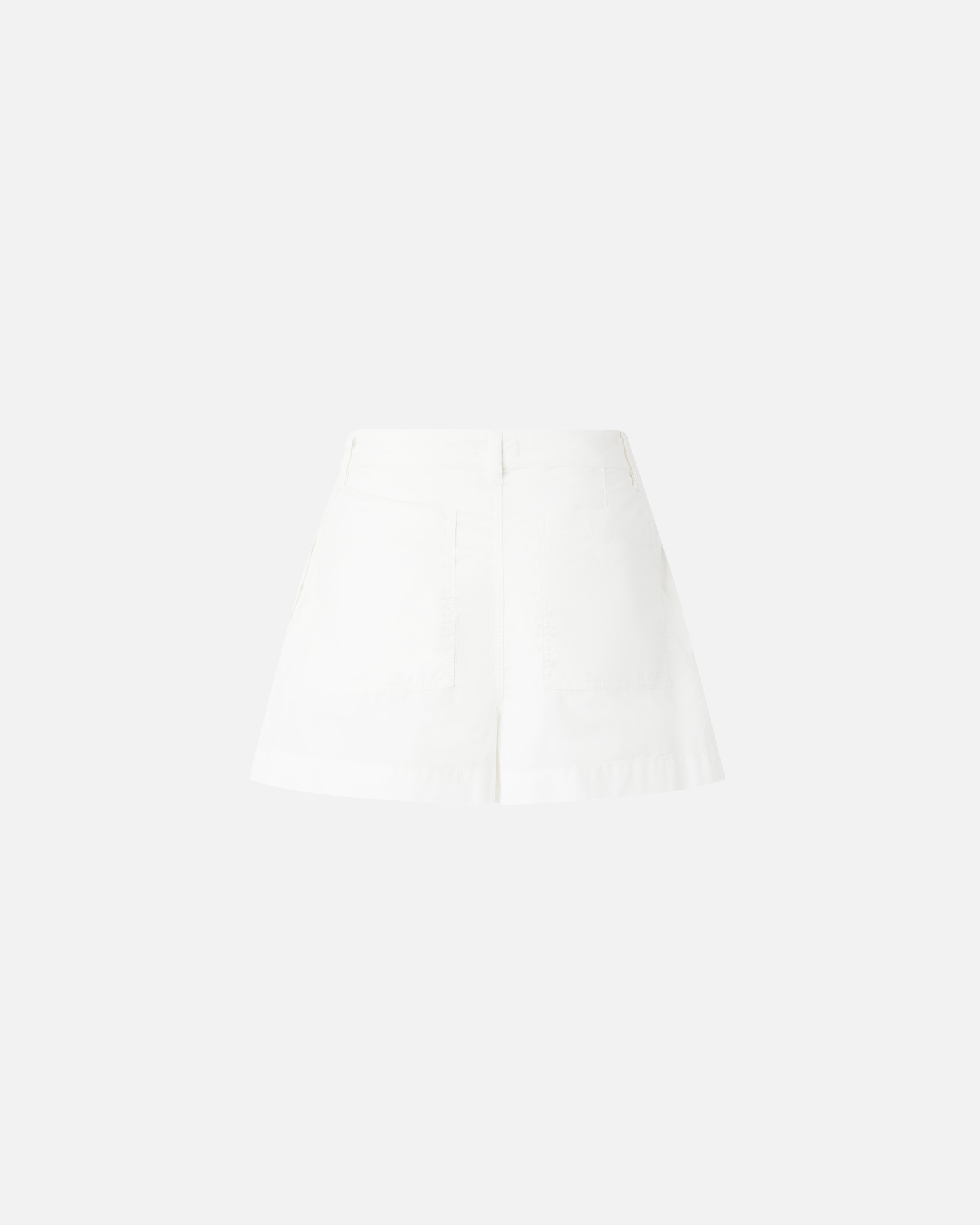 Pinko Cotton Shorts With Pockets And Zip In White