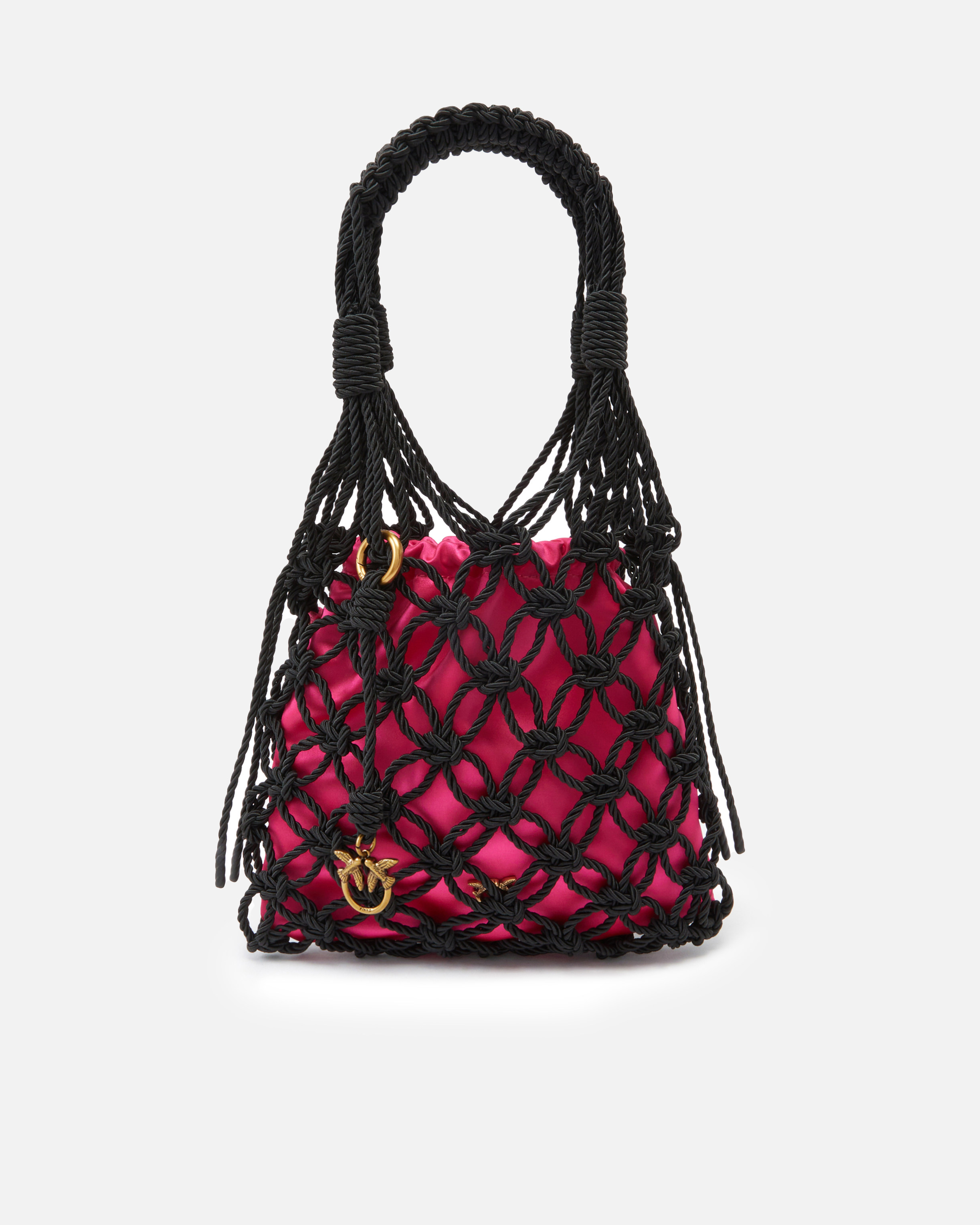 Pinko Evening Handbag With Woven Mesh
