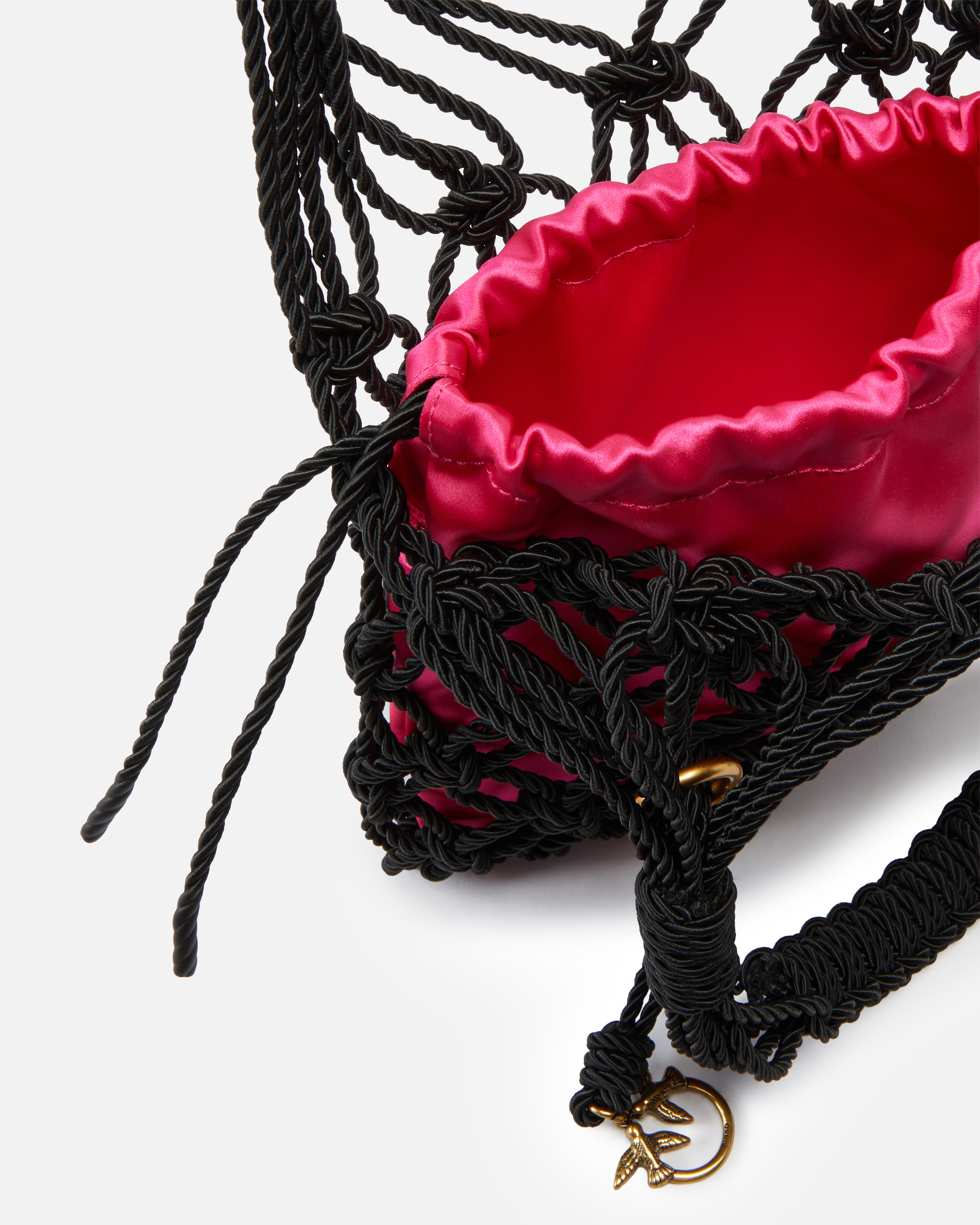 Pinko Evening Handbag With Woven Mesh